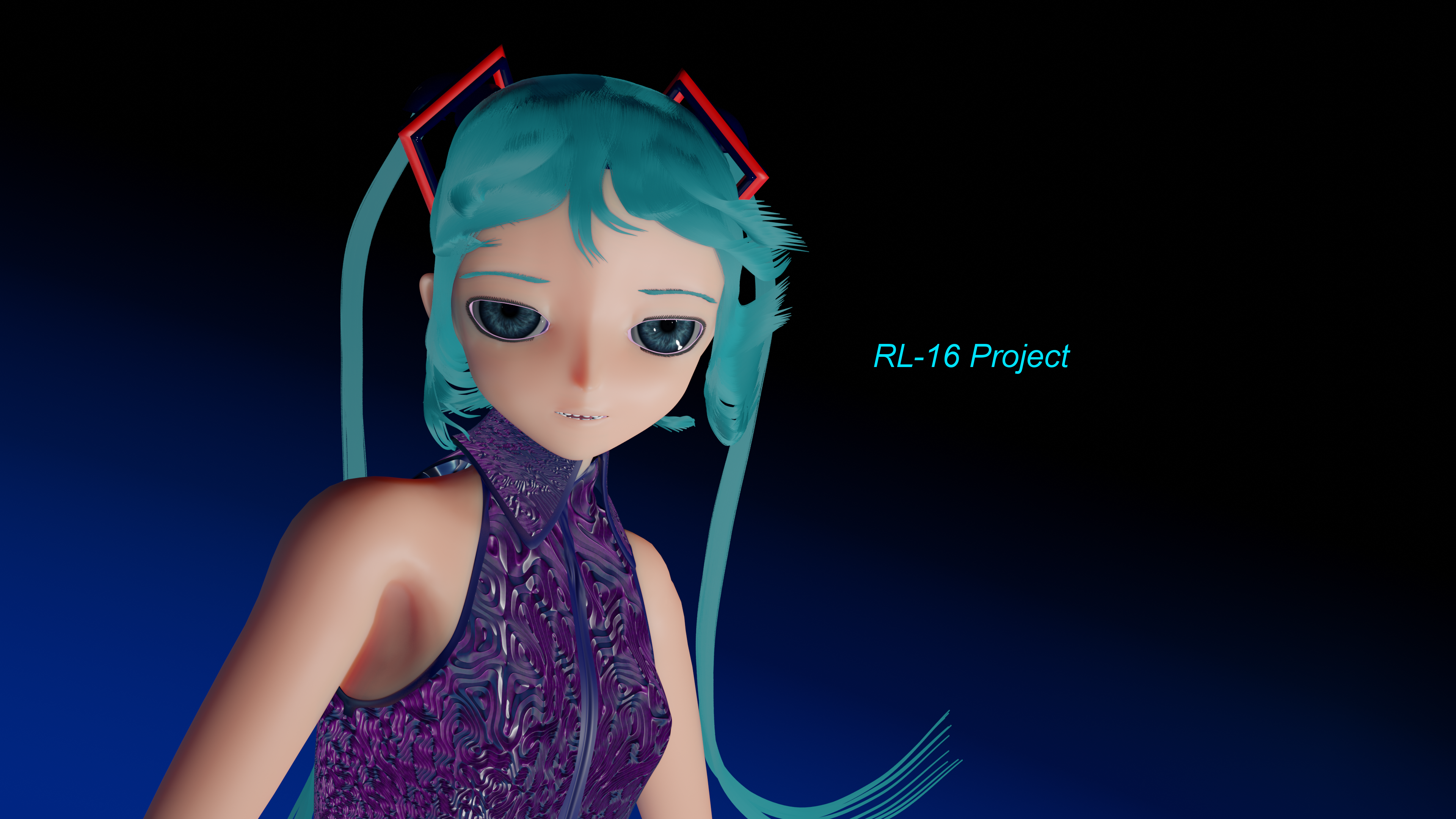 Hatsune Miku from RL-16 Project HD Wallpaper
