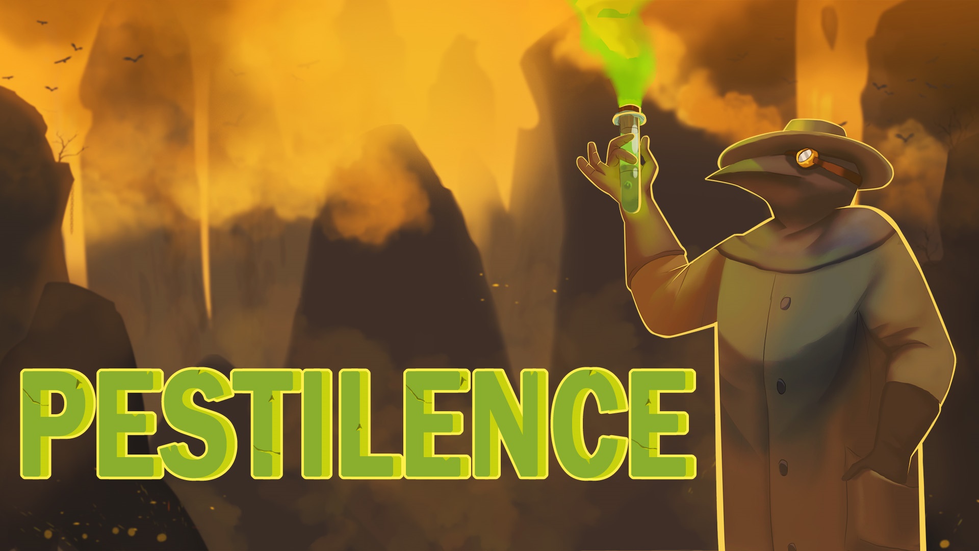 Pestilence Plague Doctor with Potion HD Wallpaper
