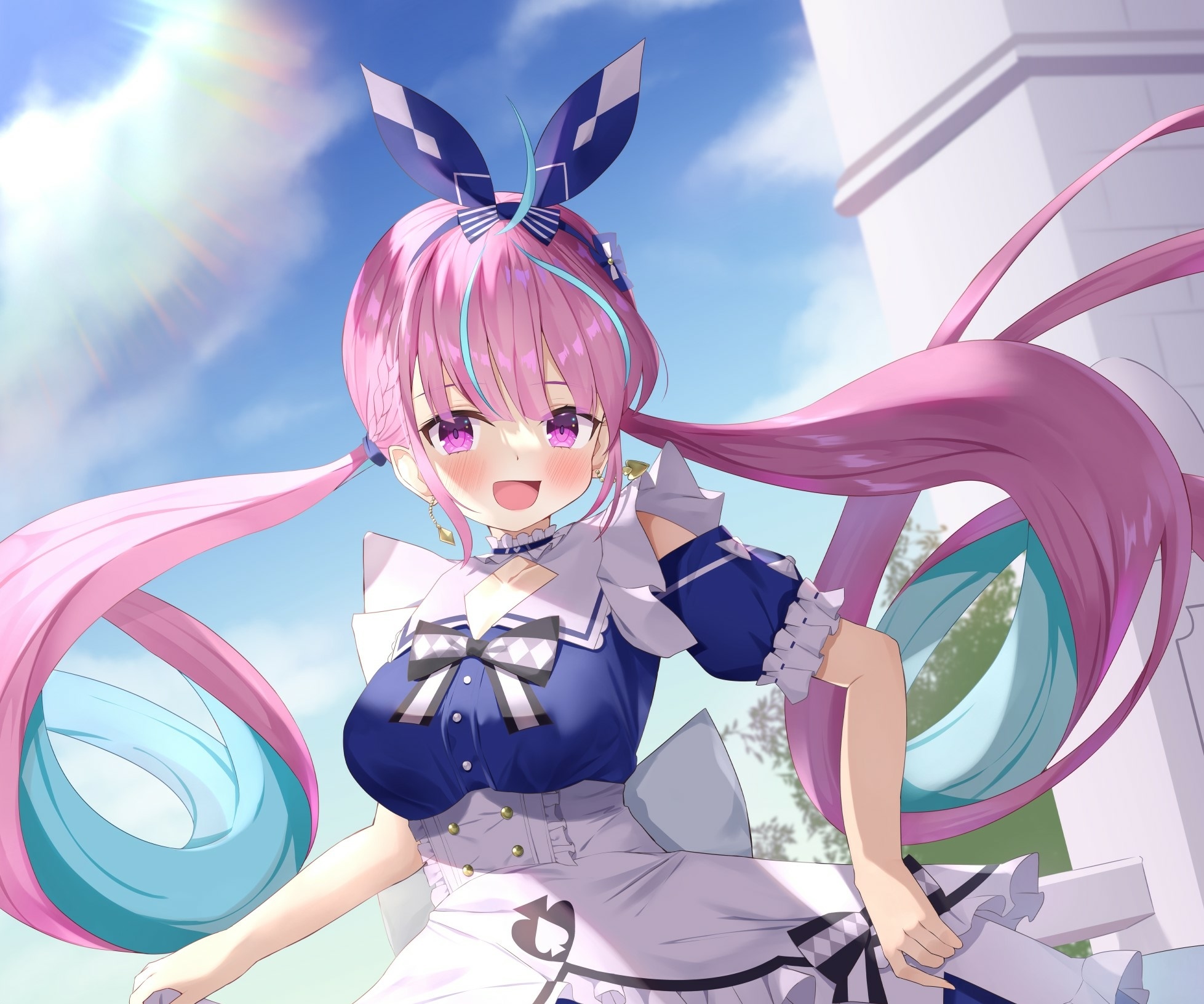 Minato Aqua from Hololive HD Wallpaper