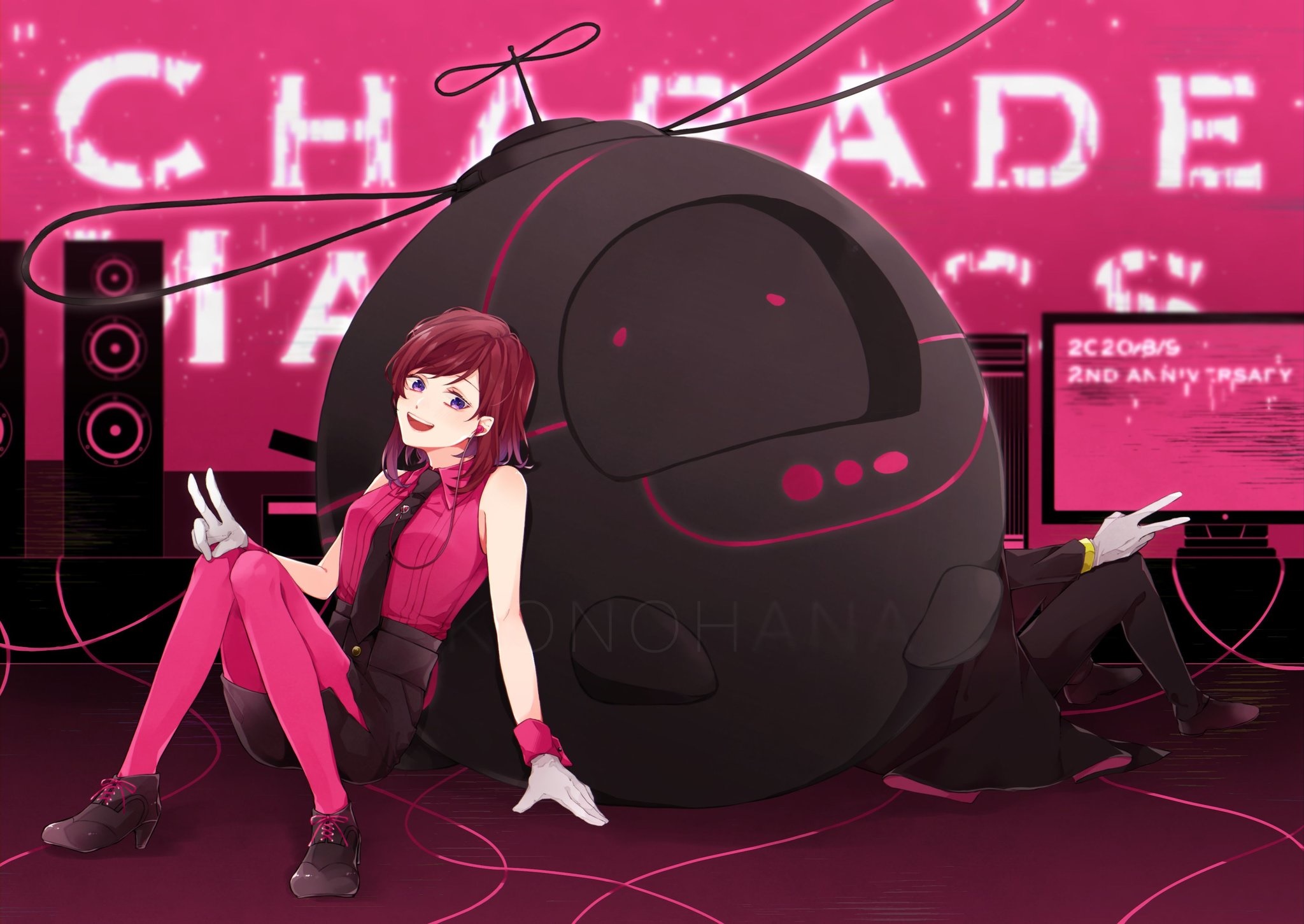 Charade Maniacs Sena Hiyori HD Wallpaper