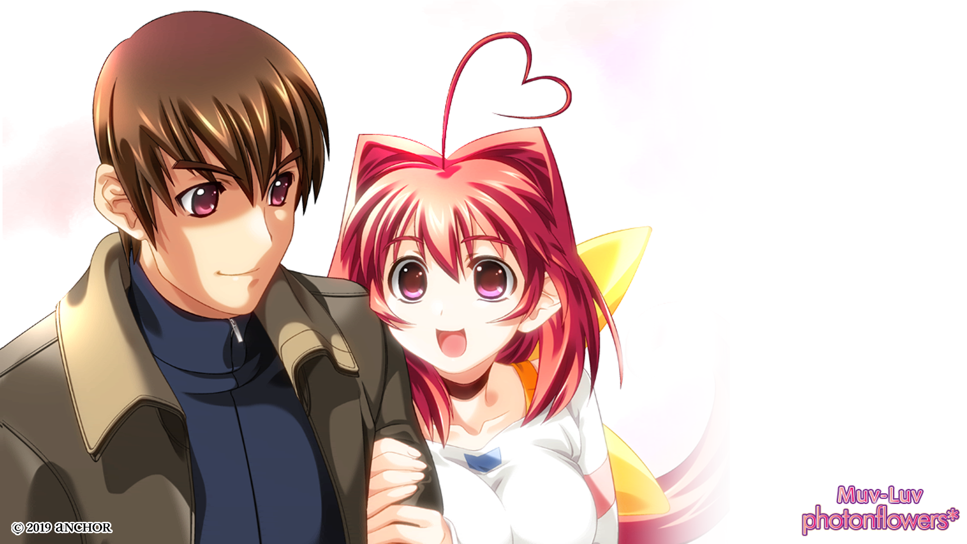 Takeru and Meiya from Muv-Luv Photonflowers HD Wallpaper