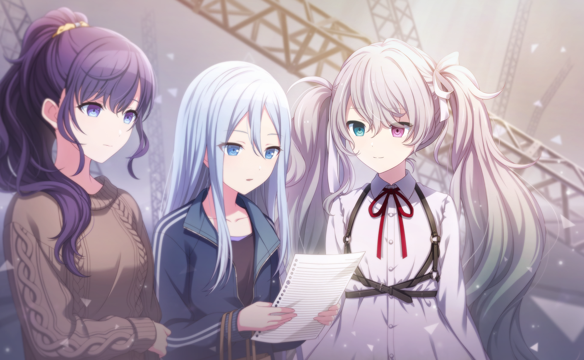 Asahina Mafuyu and Yoisaki Kanade from Project Sekai HD Wallpaper