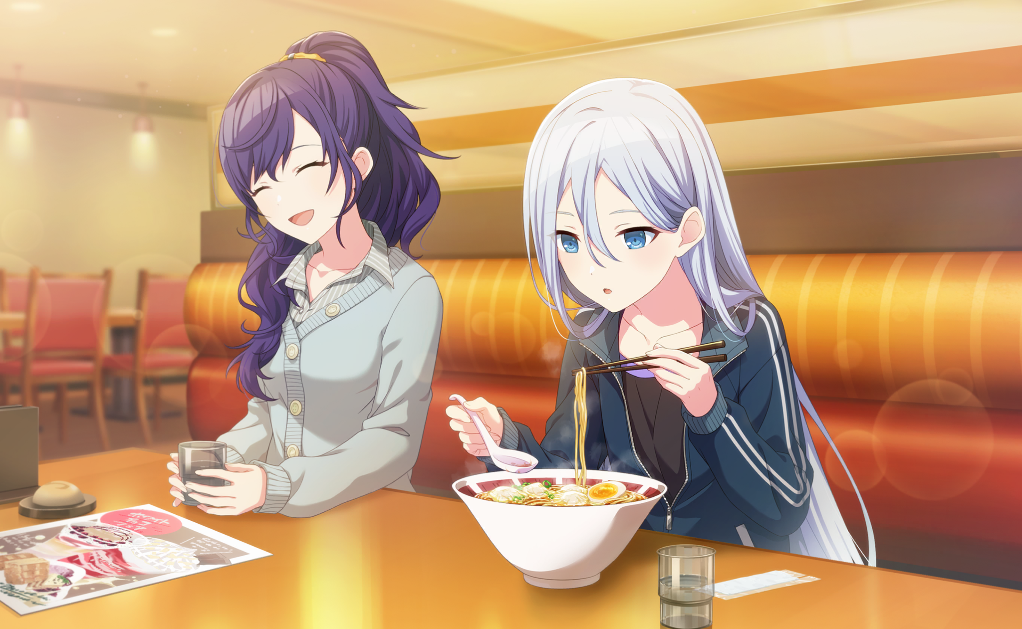 Yoisaki Kanade and Asahina Mafuyu from Project Sekai: Colorful Stage! HD Wallpaper
