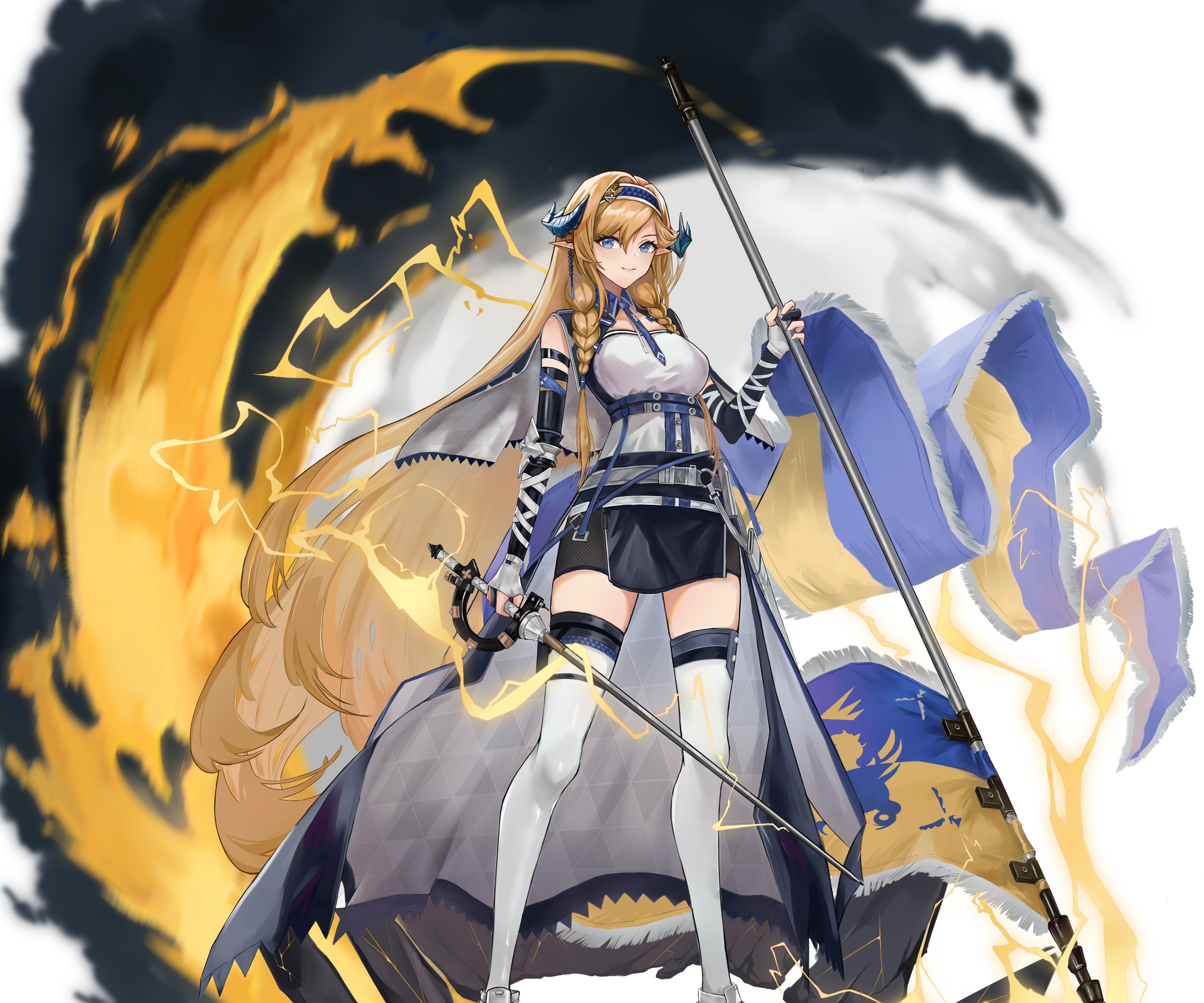 Saileach from Arknights 4K HD Wallpaper
