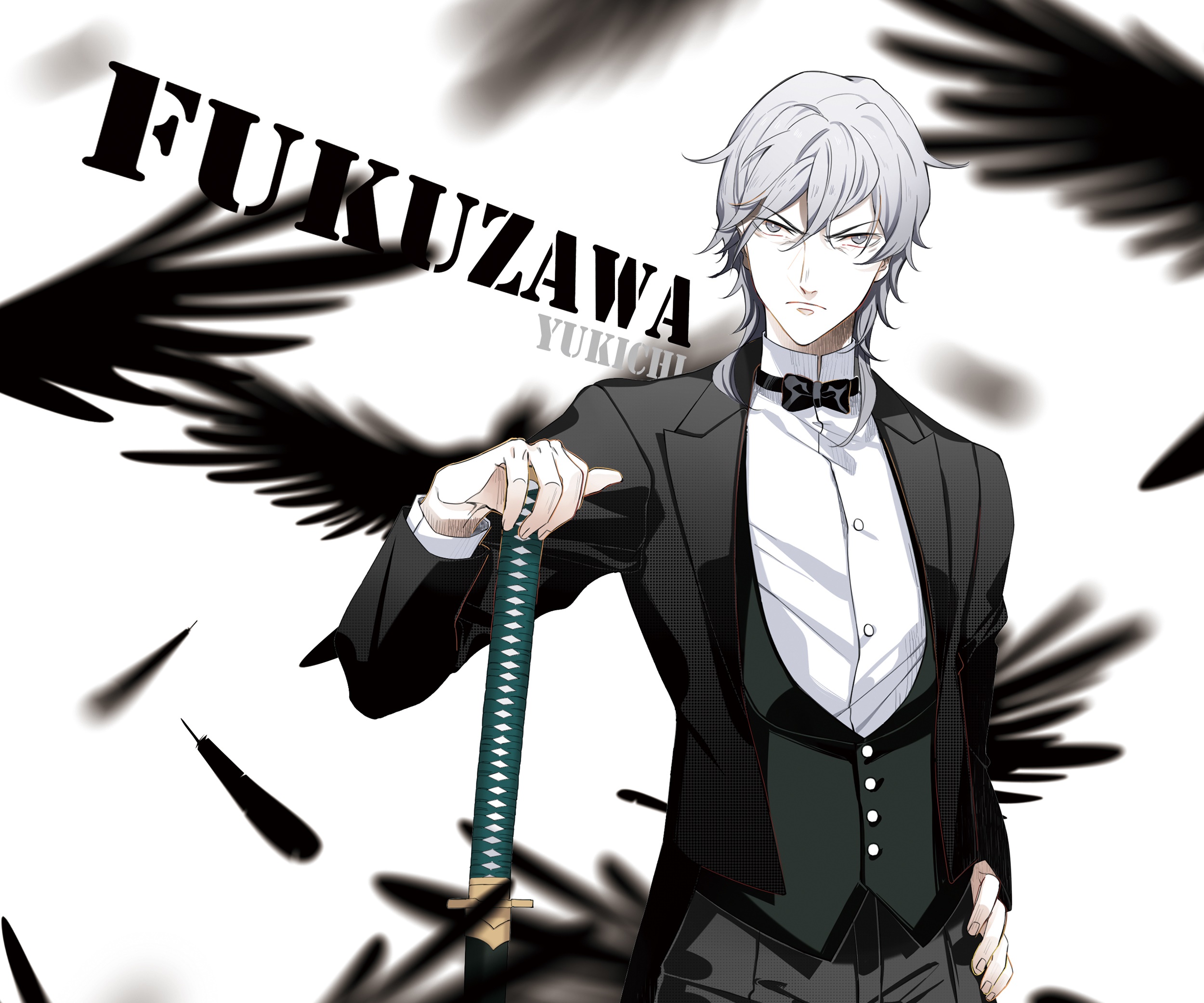 Fukuzawa Yukichi from Bungou Stray Dogs HD Wallpaper