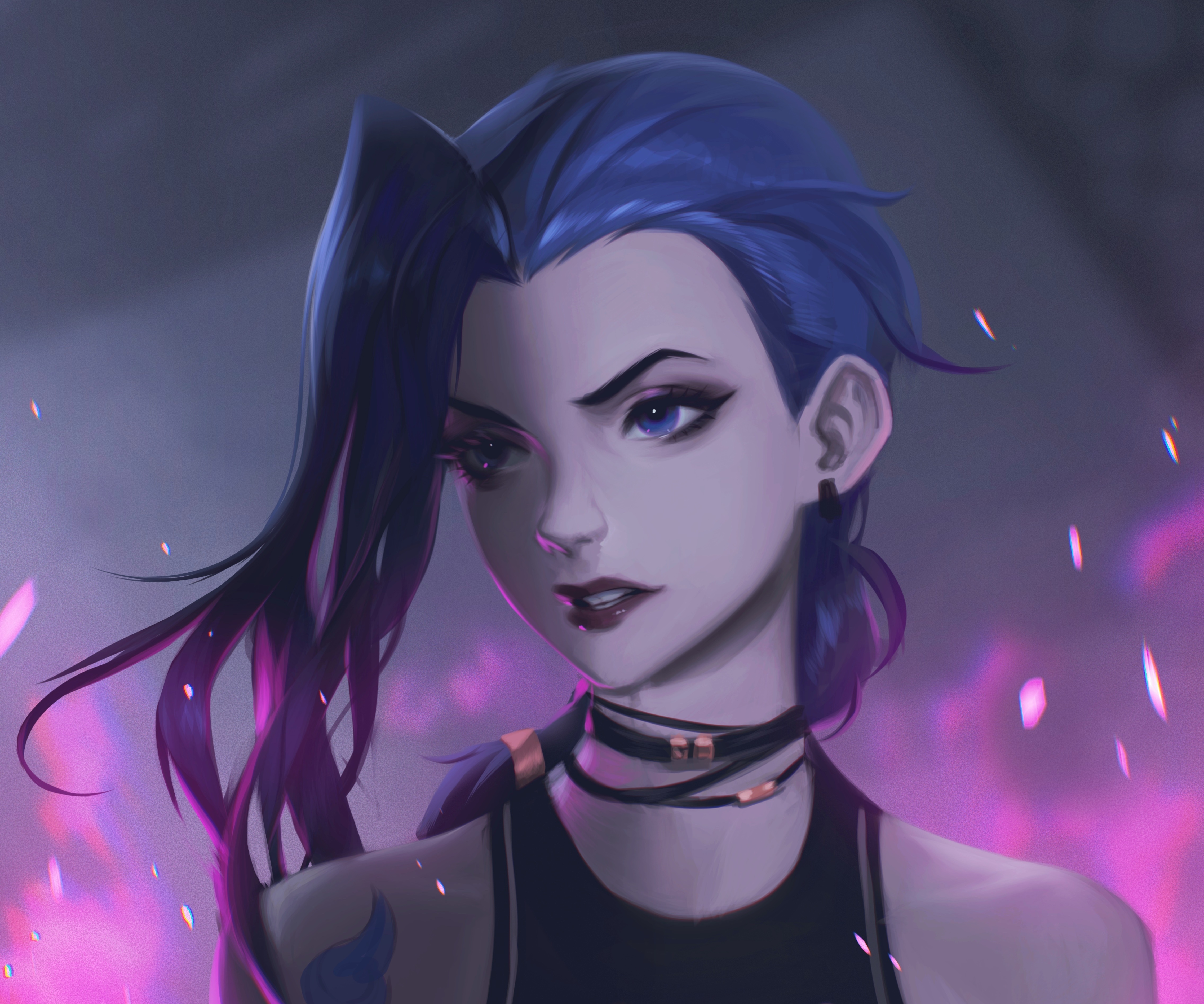Jinx from Arcane 4K HD Wallpaper