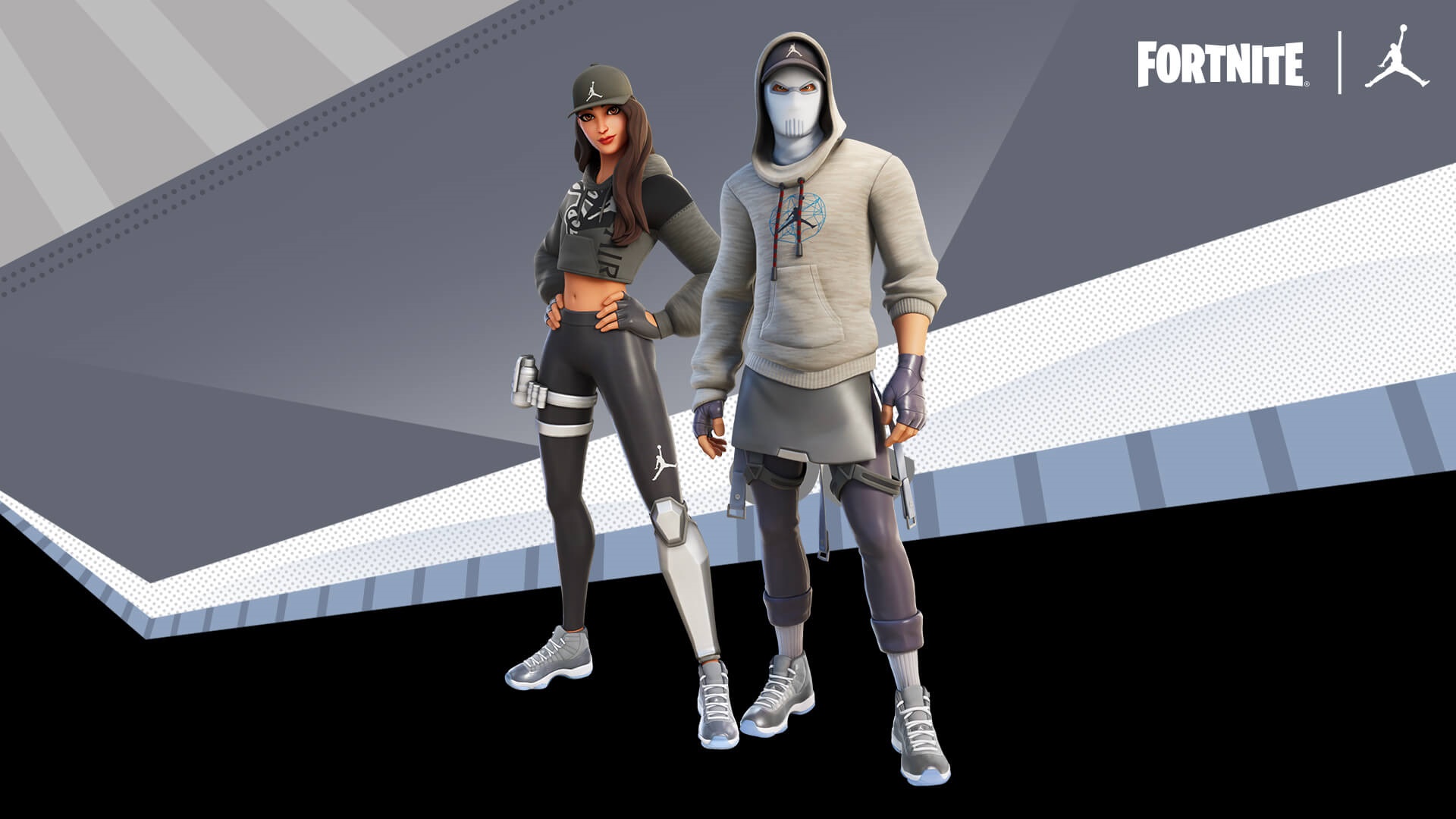 Fortnite x Jordan Skins HD Wallpaper