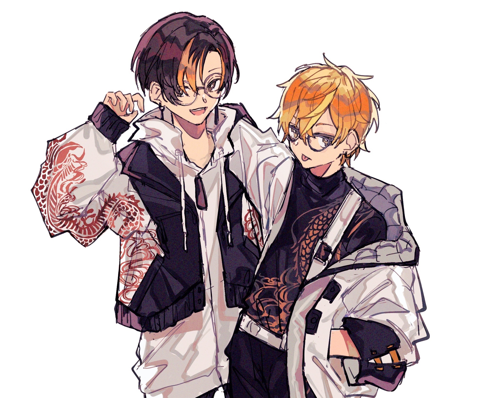 Shinonome Akito and Tono Arata from Project Sekai HD Wallpaper