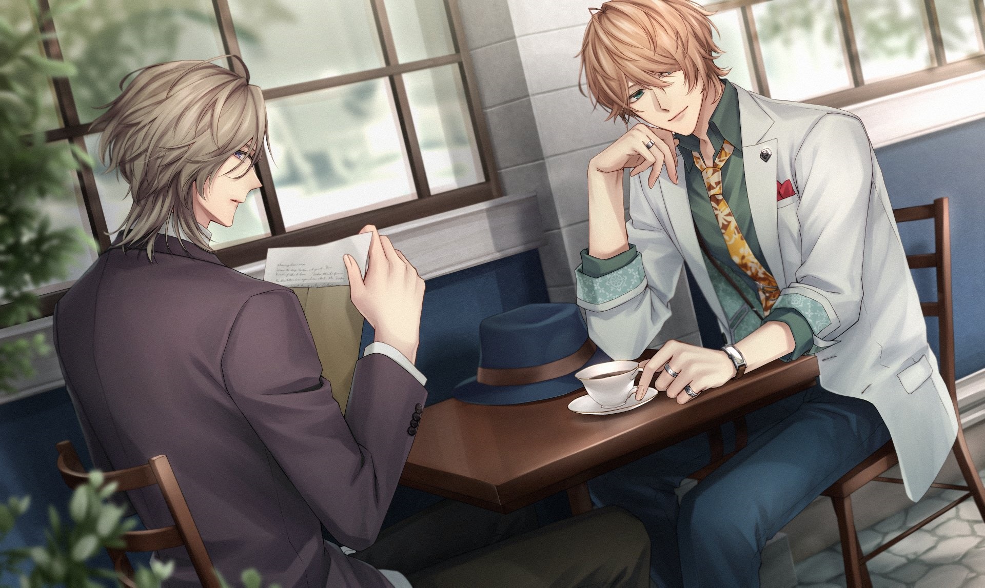 Nicola Francesca and Henri Lambert from Piofiōre No Banshō HD Wallpaper