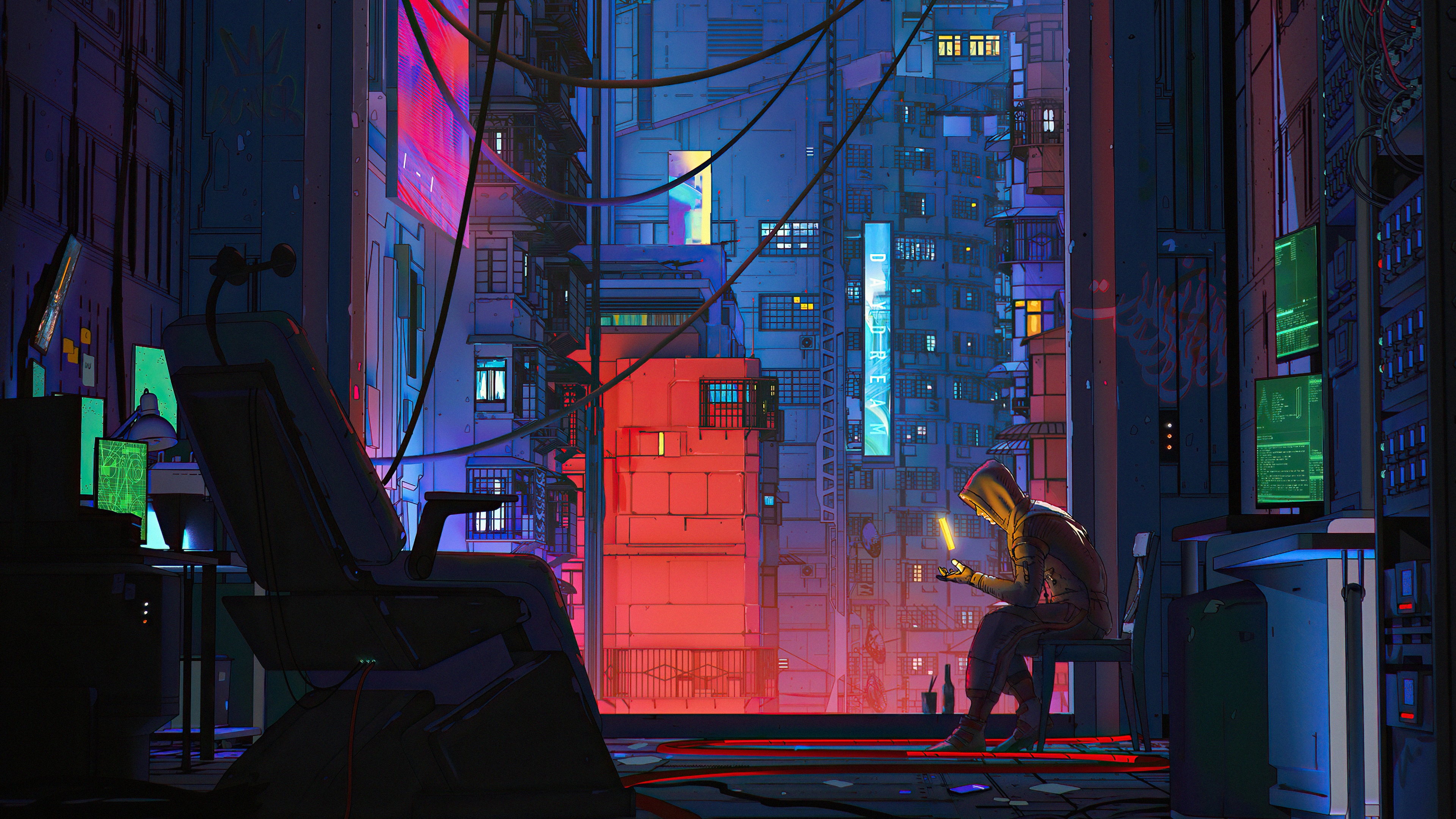 Sci Fi Men 4K Futuristic HD Wallpaper