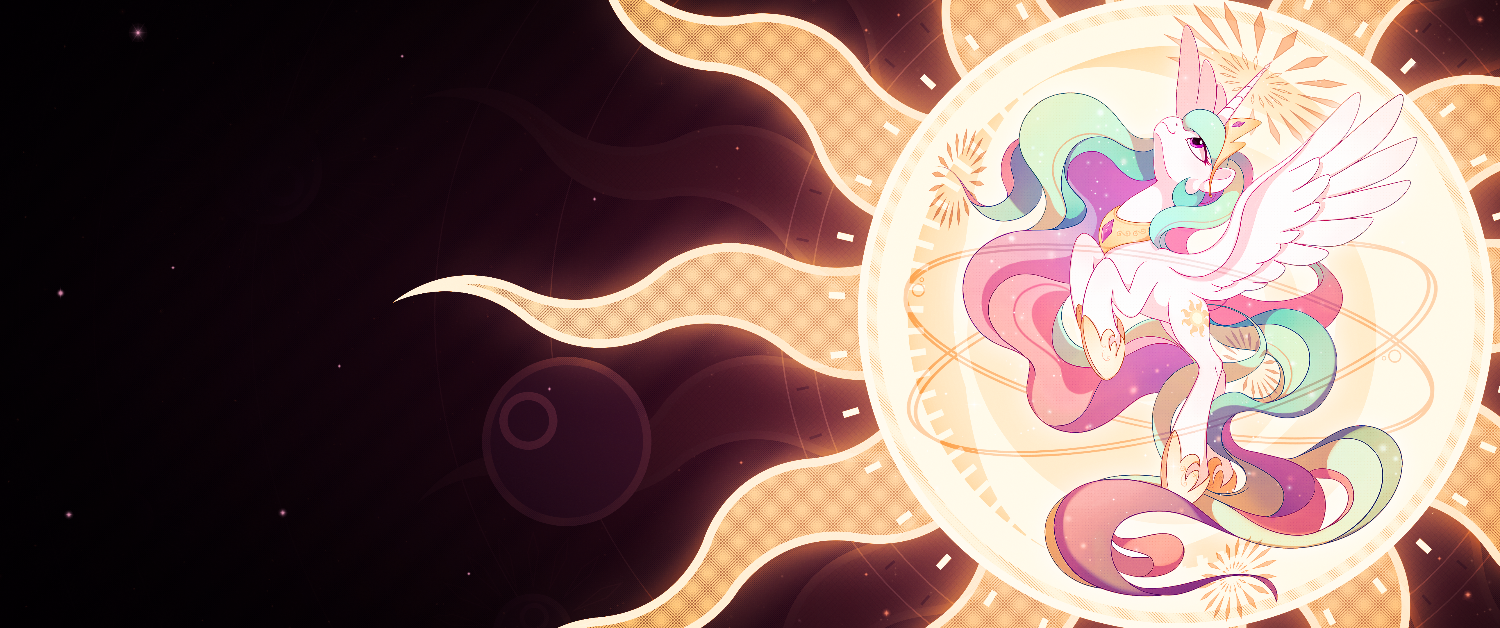 Princess Celestia from My Little Pony: Friendship Is Magic 4K HD Wallpaper