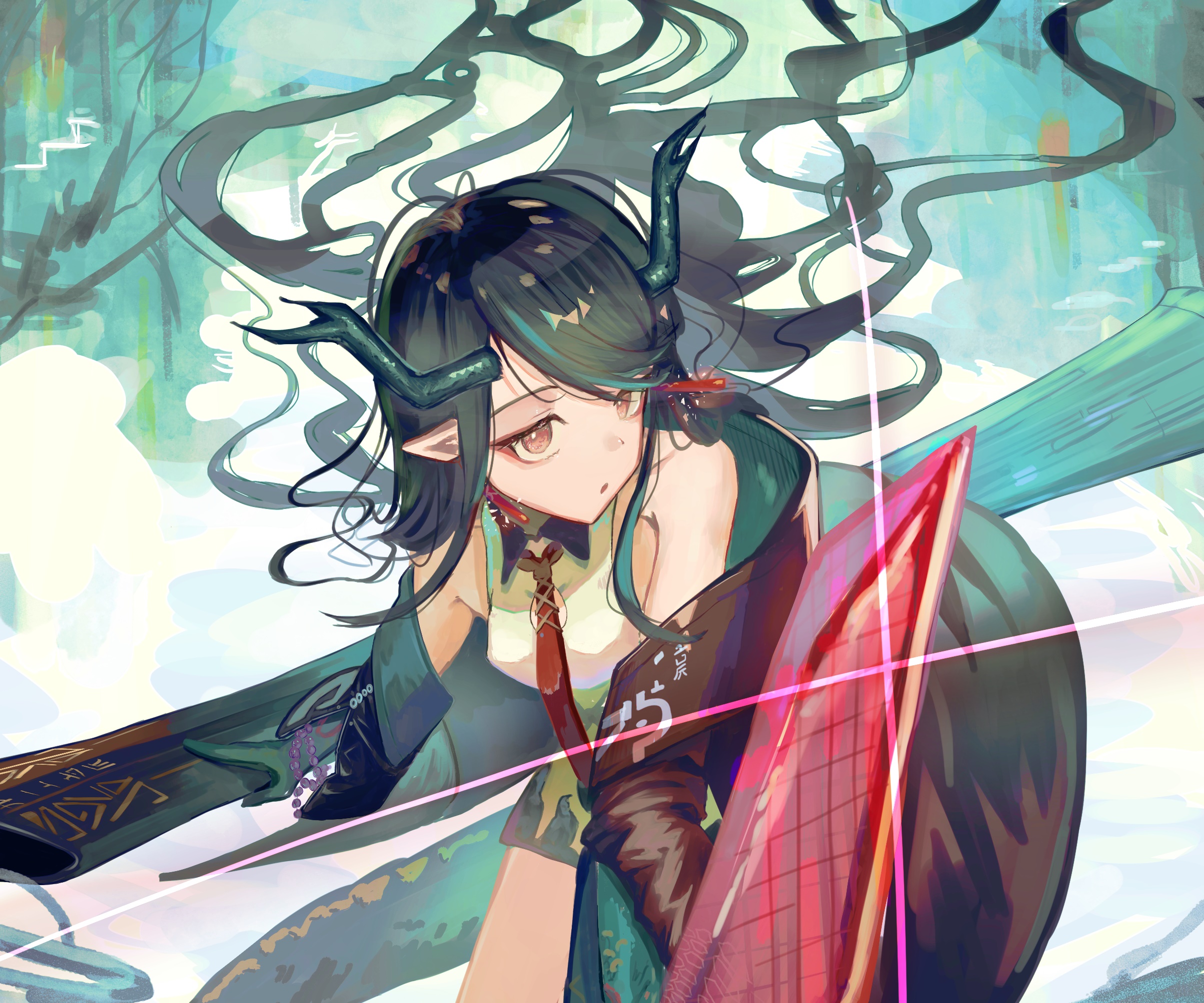 Dusk from Arknights HD Wallpaper