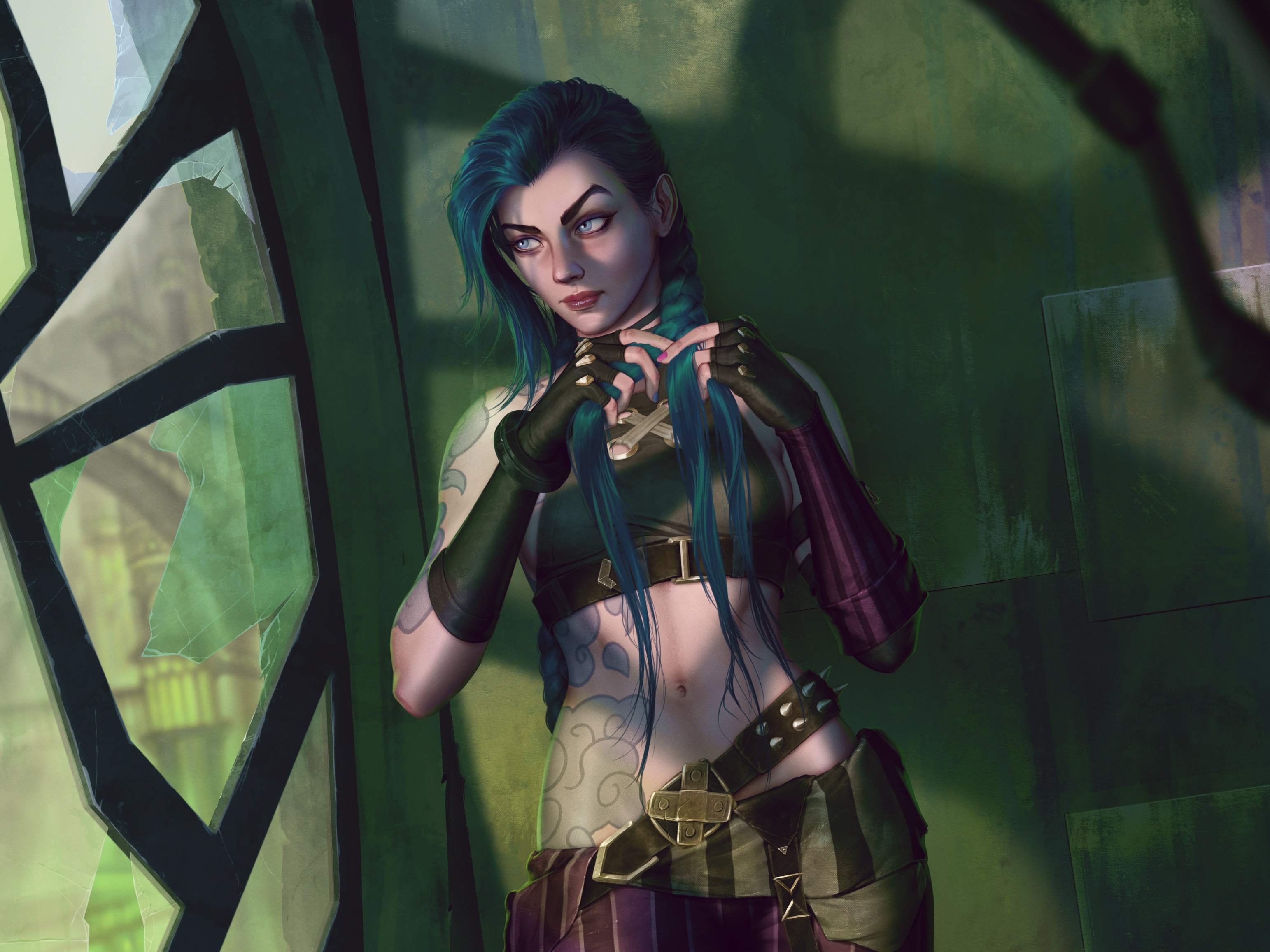 Jinx from League of Legends HD Wallpaper