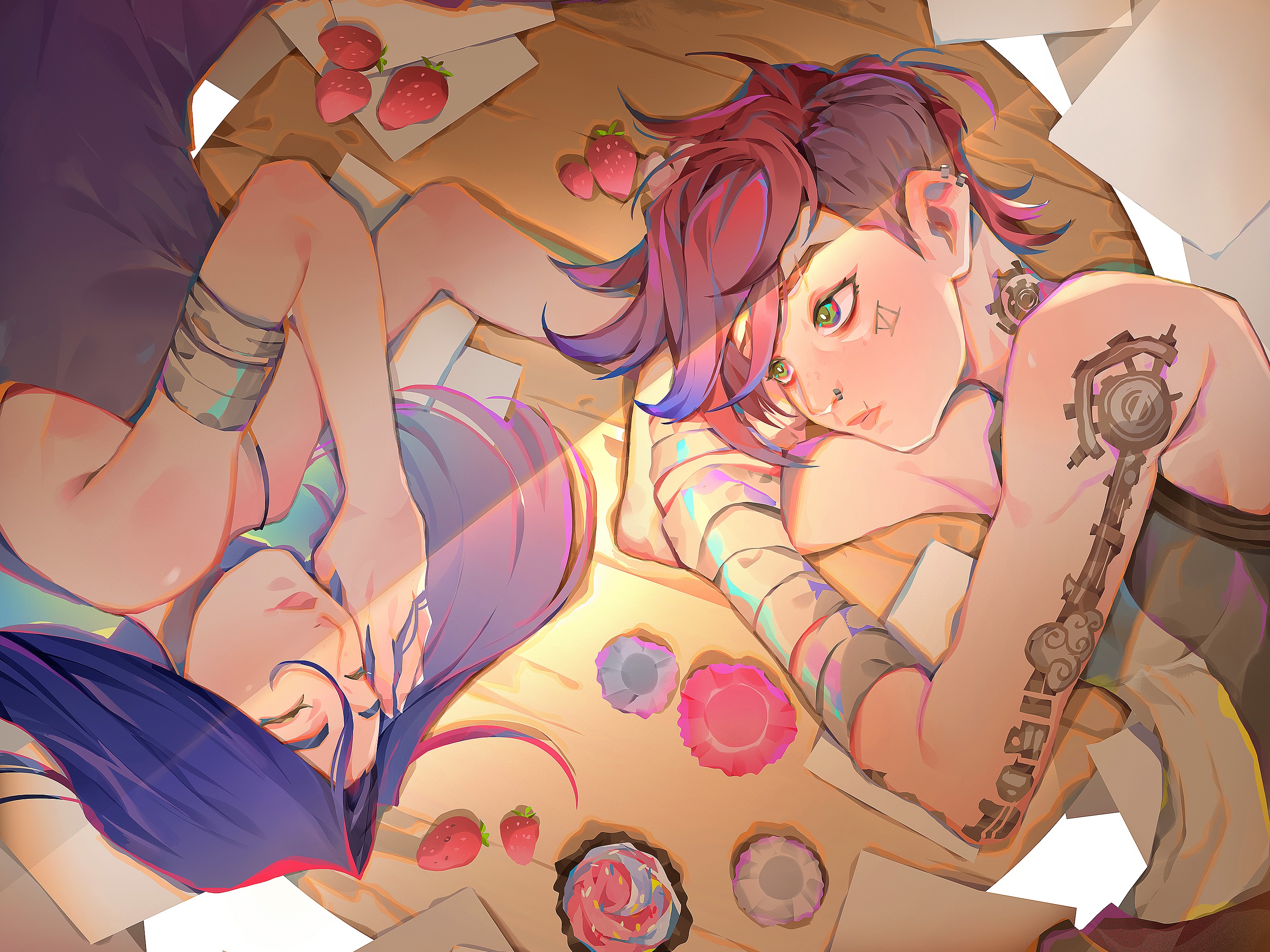 Vi and Caitlyn from Arcane HD Wallpaper