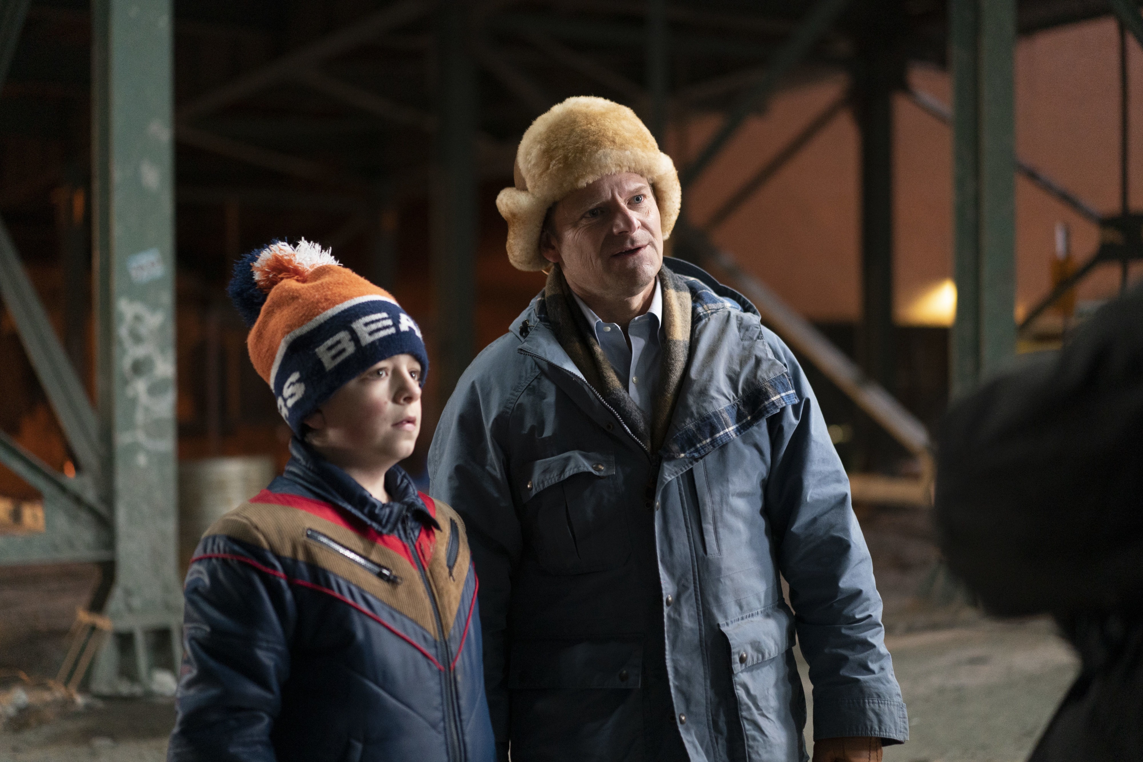 Steve Zahn and Winslow Fegley in 8-Bit Christmas 4K HD Wallpaper