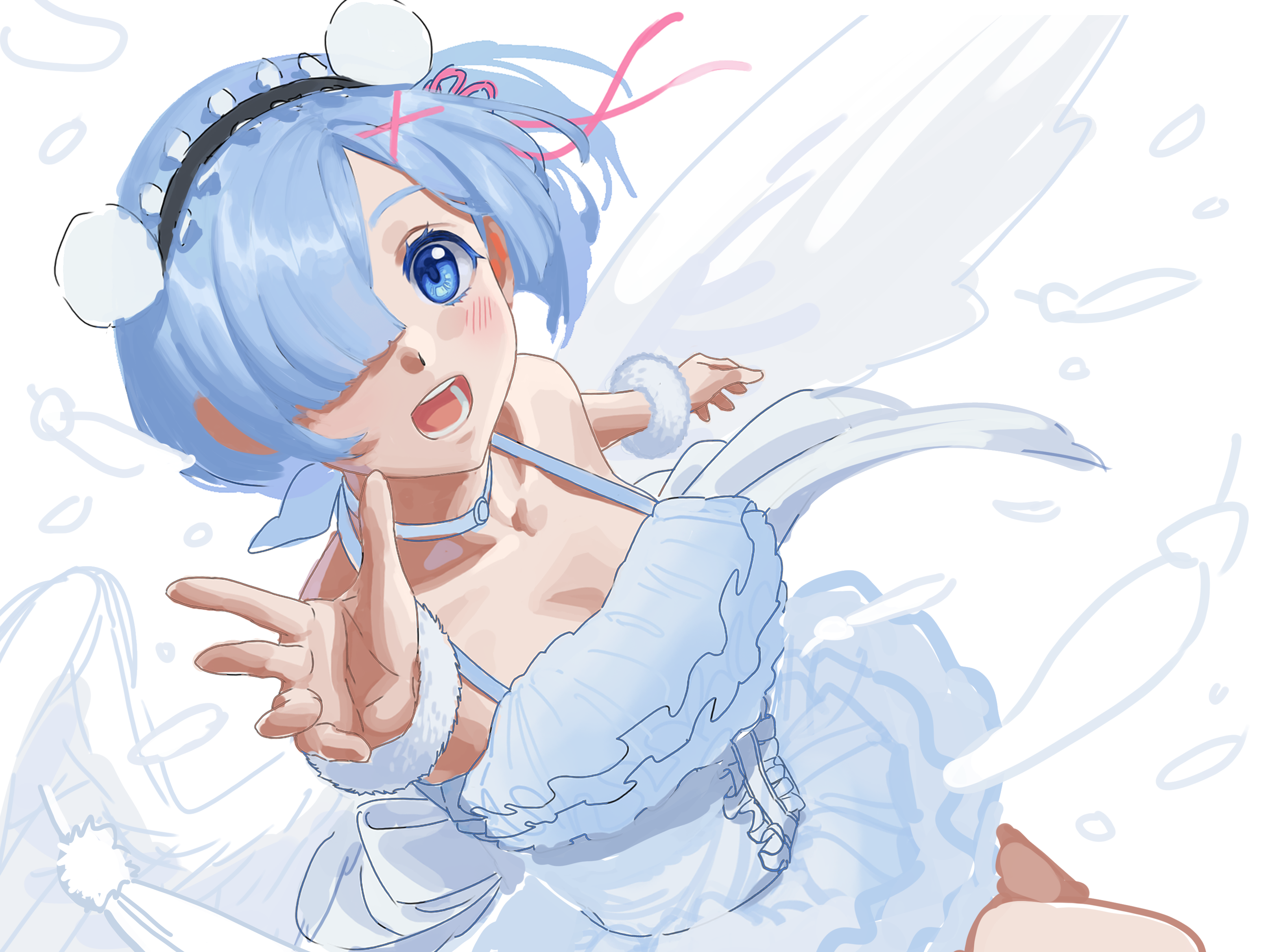 Rem from Re:ZERO -Starting Life In Another World- HD Wallpaper