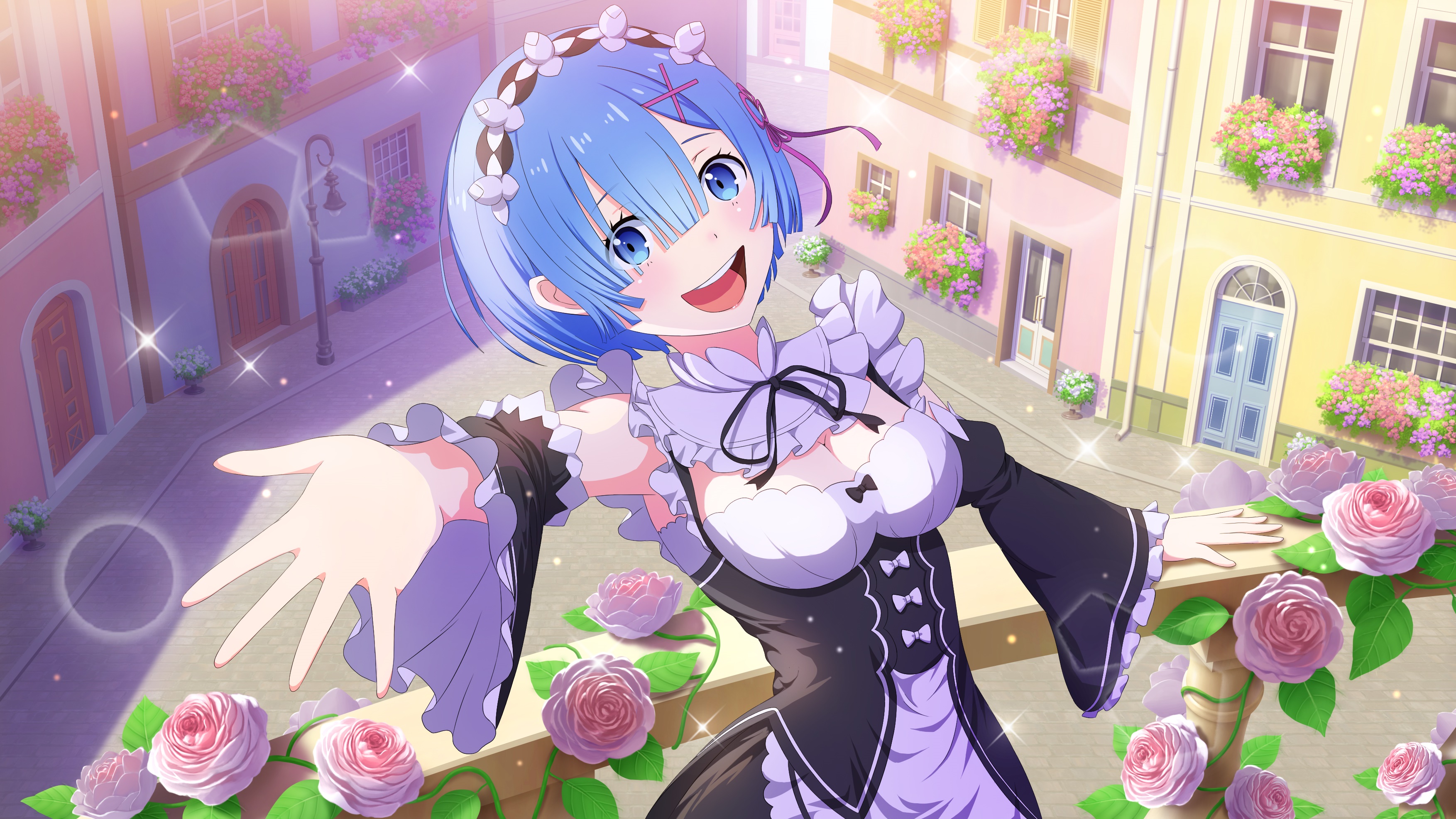 Rem from Re:ZERO -Starting Life In Another World- HD Wallpaper