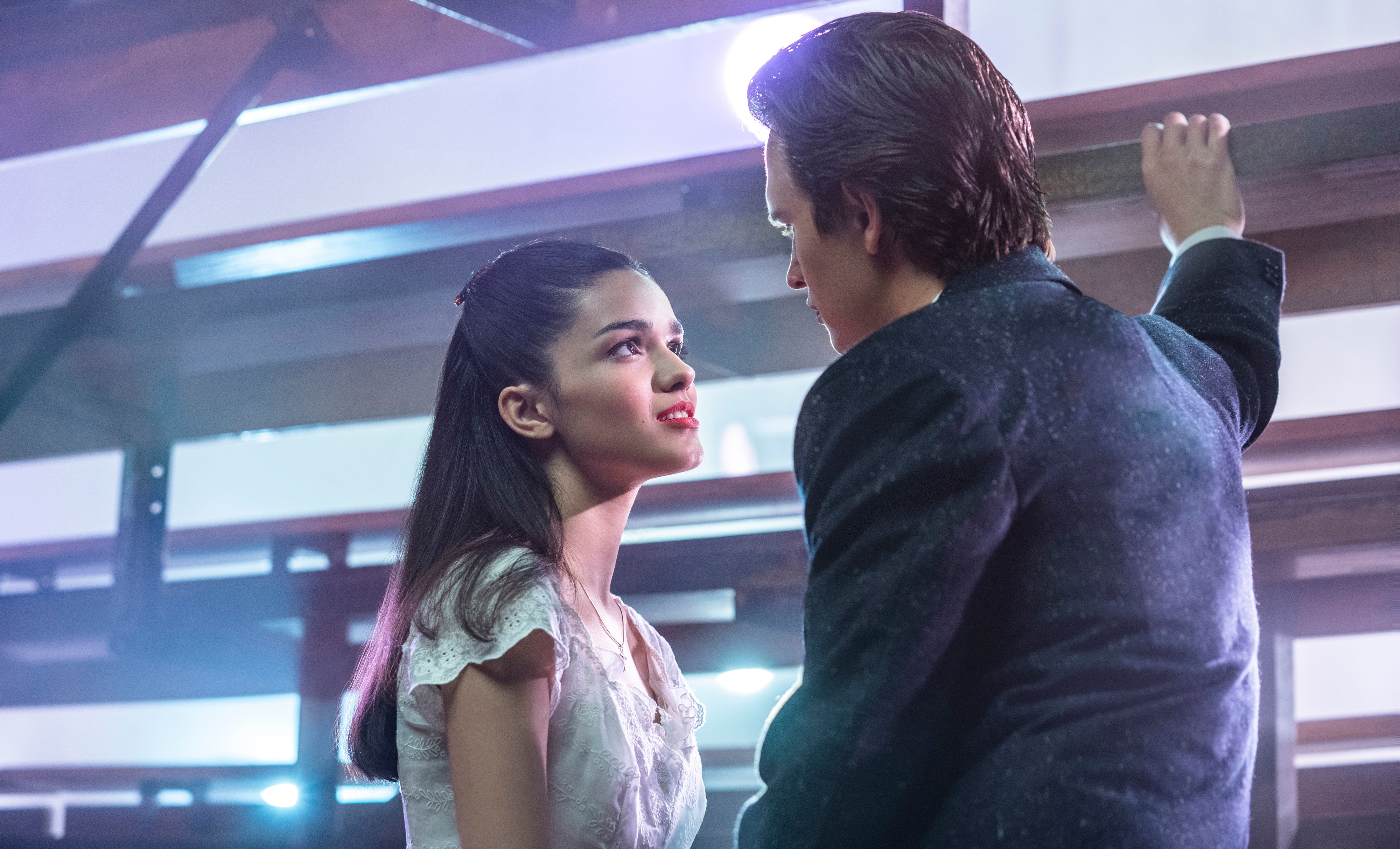 Rachel Zegler and Ansel Elgort from West Side Story (2021) 4K HD Wallpaper
