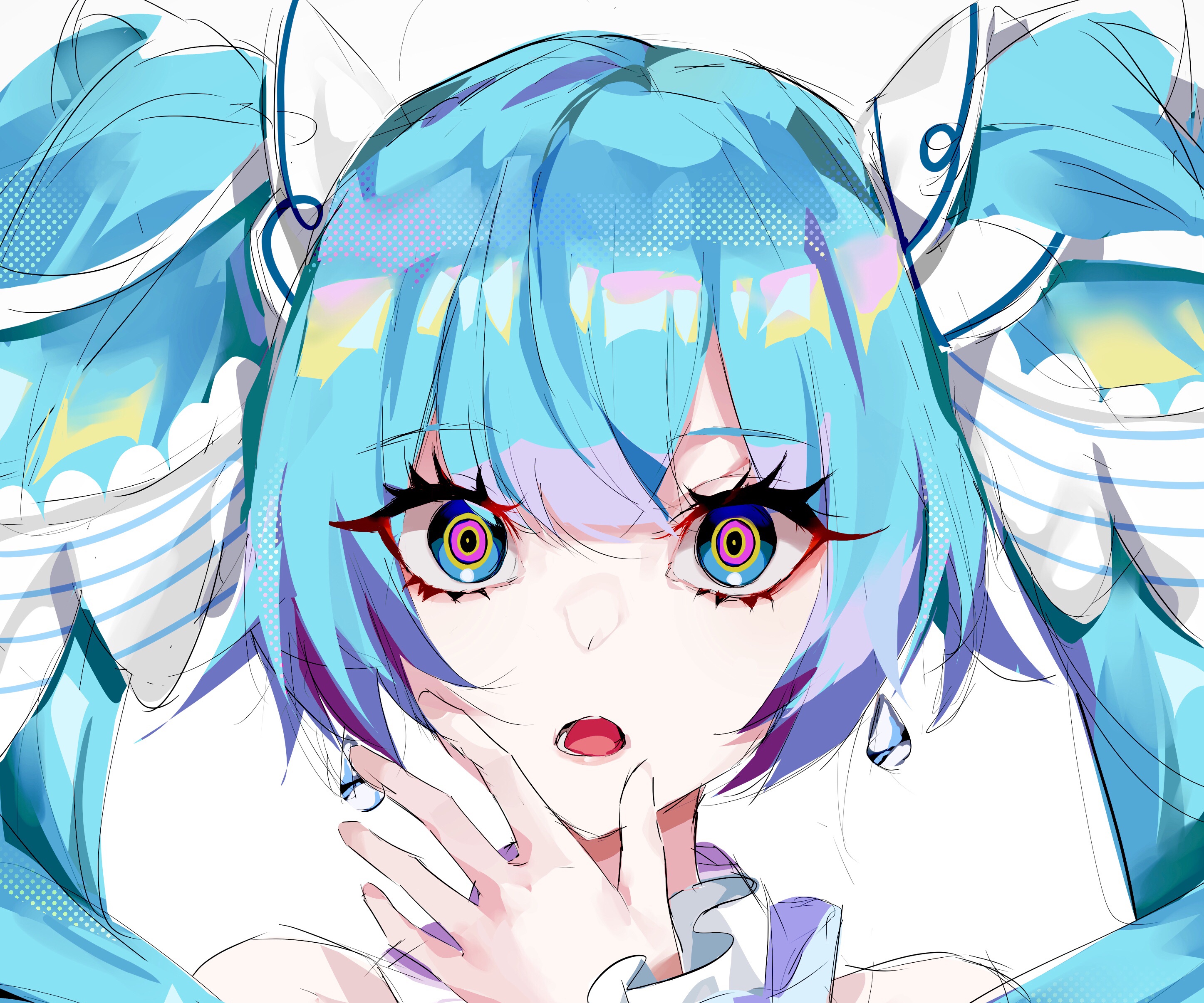Hatsune Miku from Vocaloid HD Wallpaper