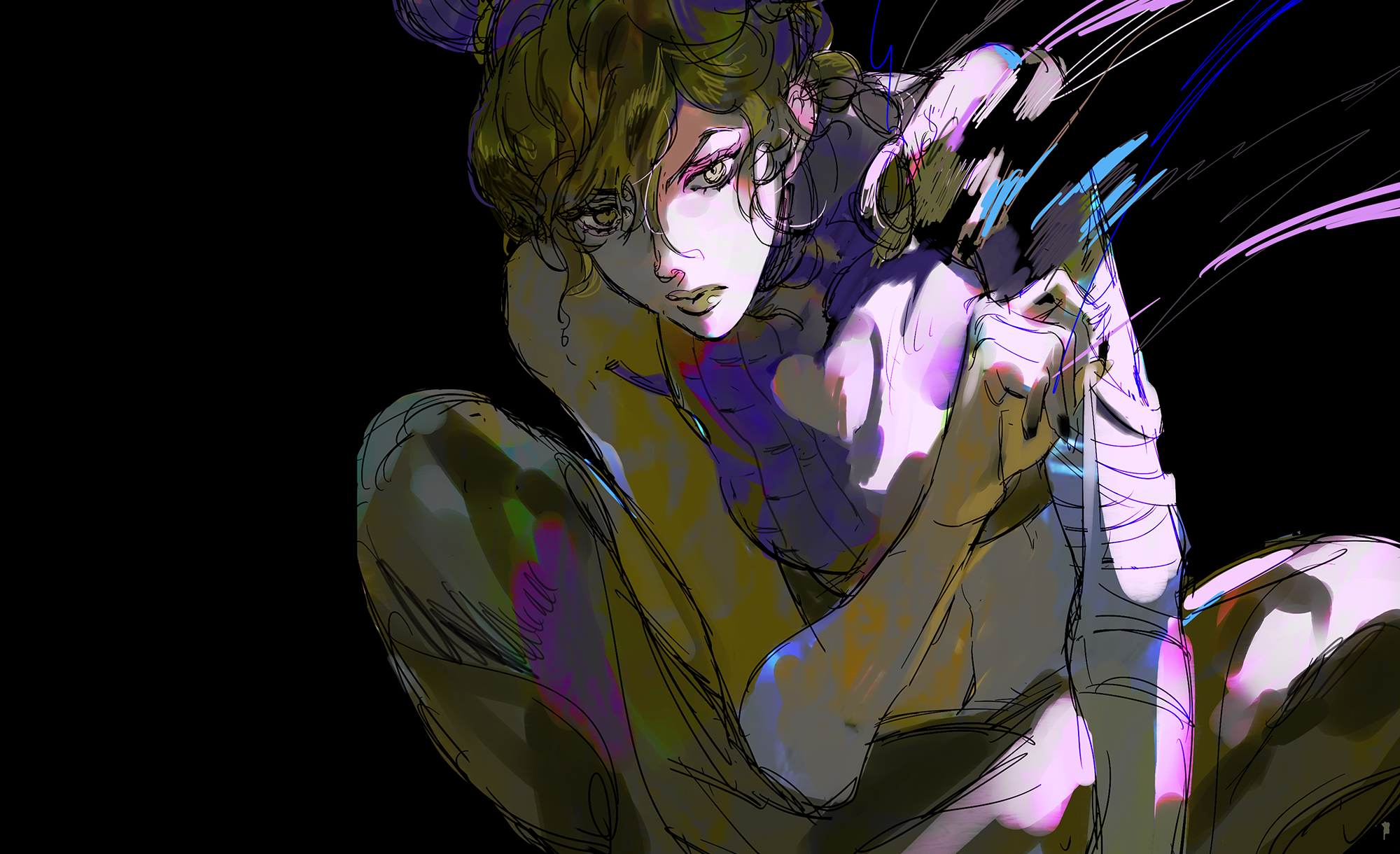 Jolyne Cujoh from Stone Ocean HD Wallpaper