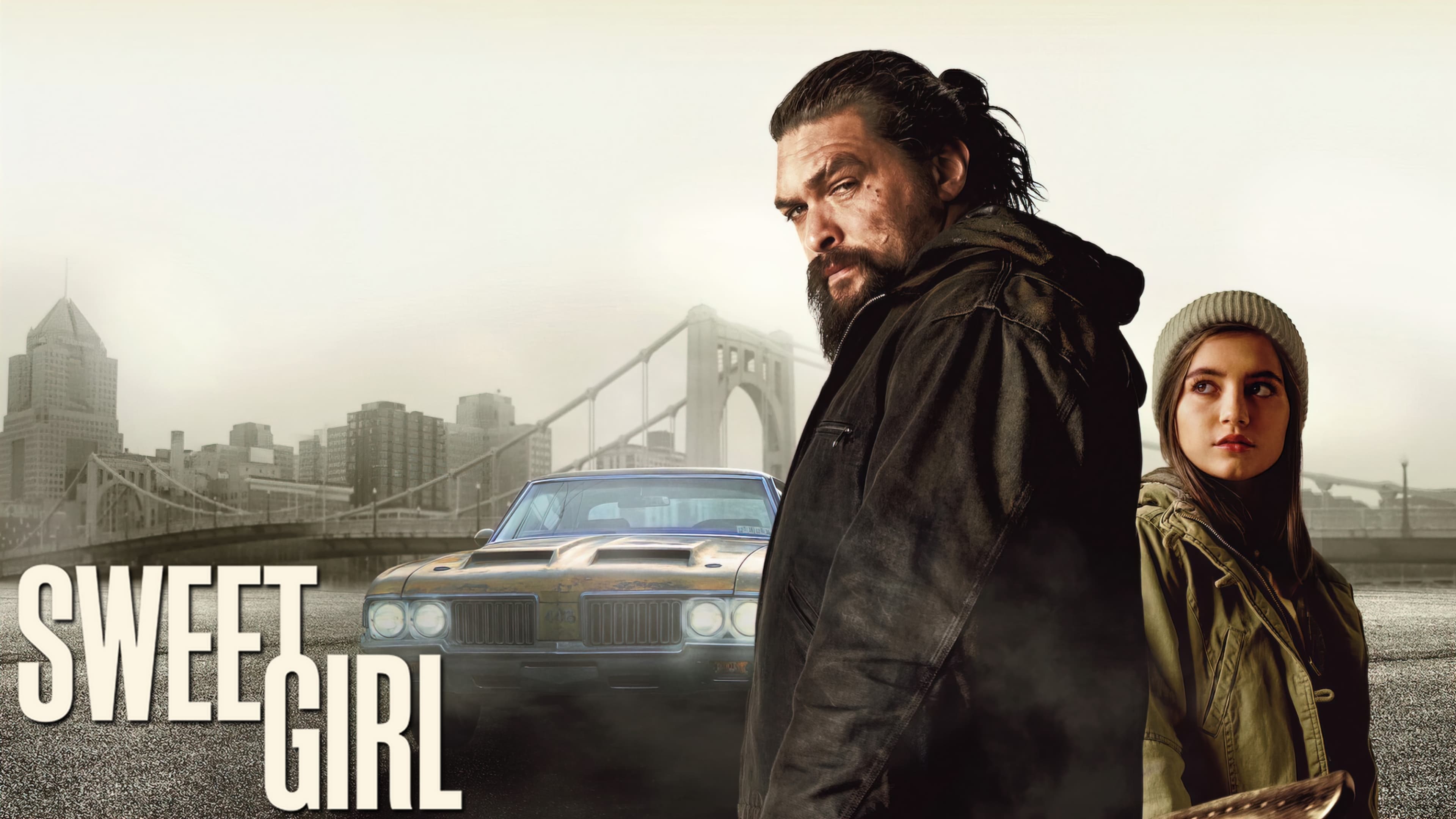 Sweet Girl 4K starring Jason Momoa and Isabela Merced HD Wallpaper