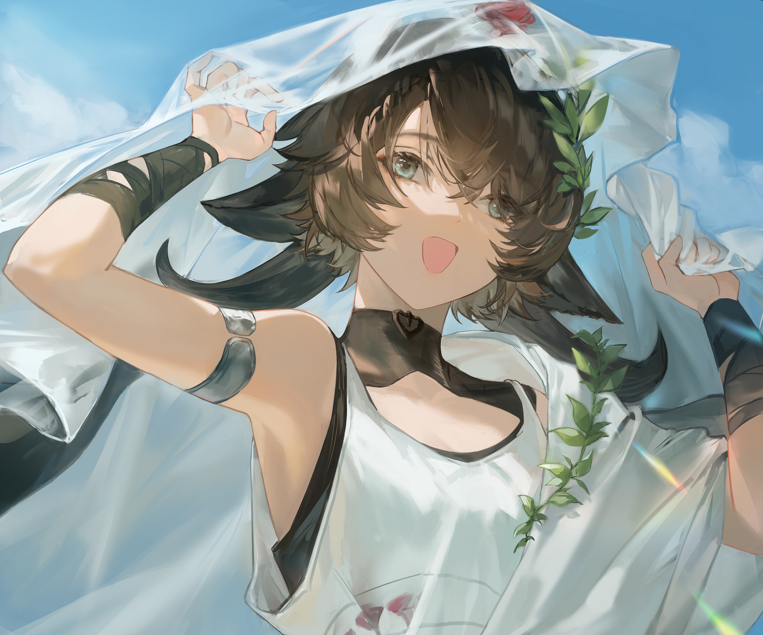 Pallas from Arknights HD Wallpaper