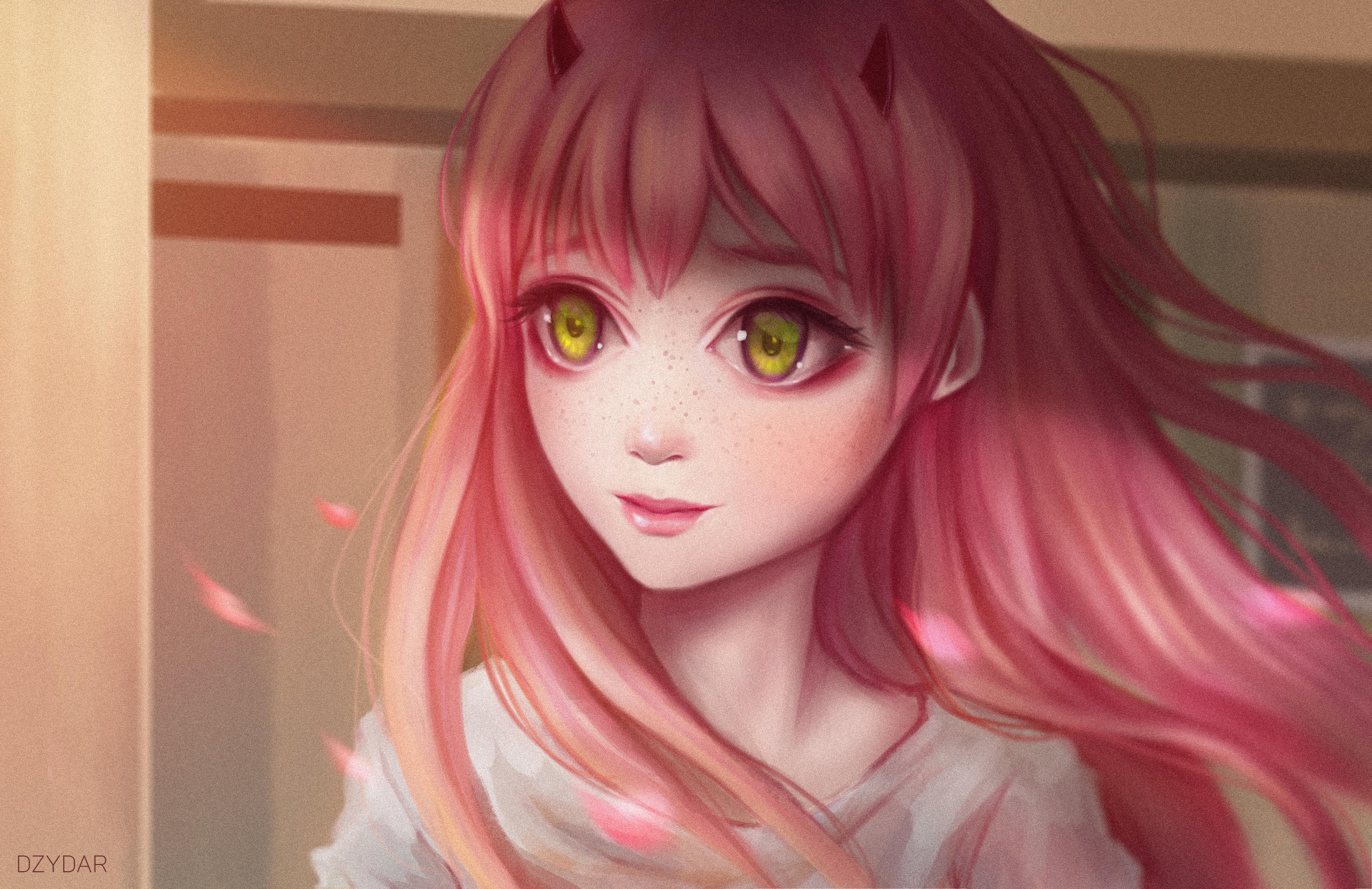 Zero Two from Darling in the FranXX HD Wallpaper