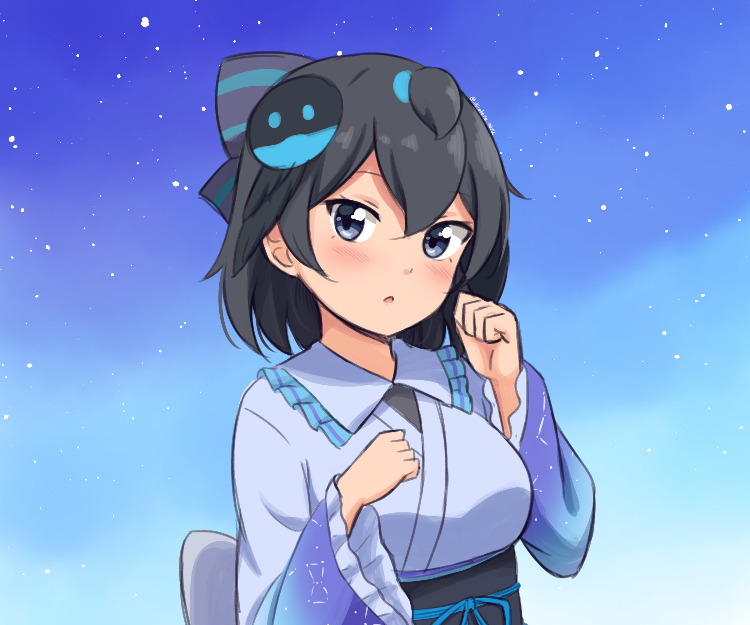 Greater Lophorina from Kemono Friends HD Wallpaper
