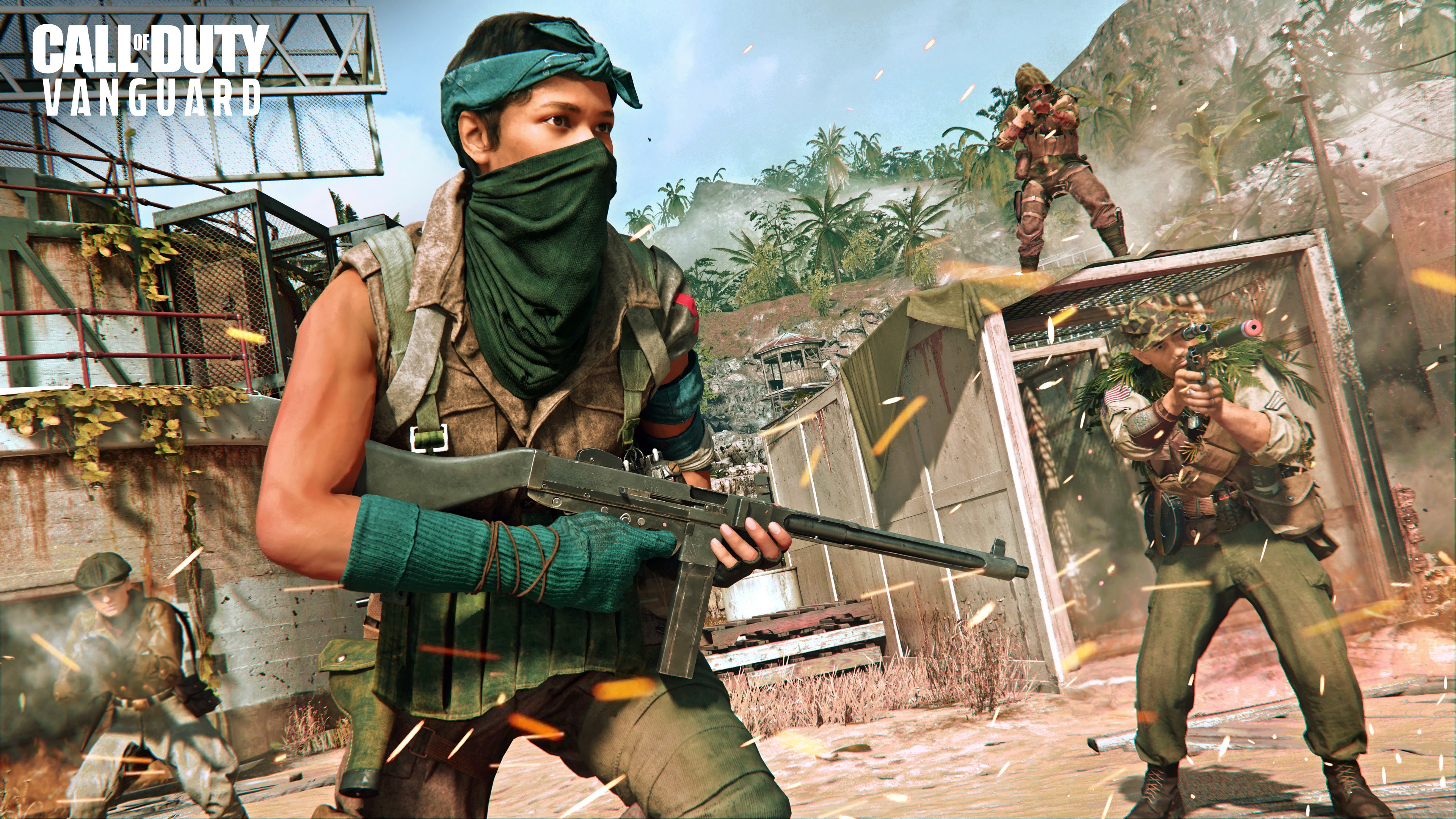 Call of Duty: Vanguard soldiers in combat HD Wallpaper