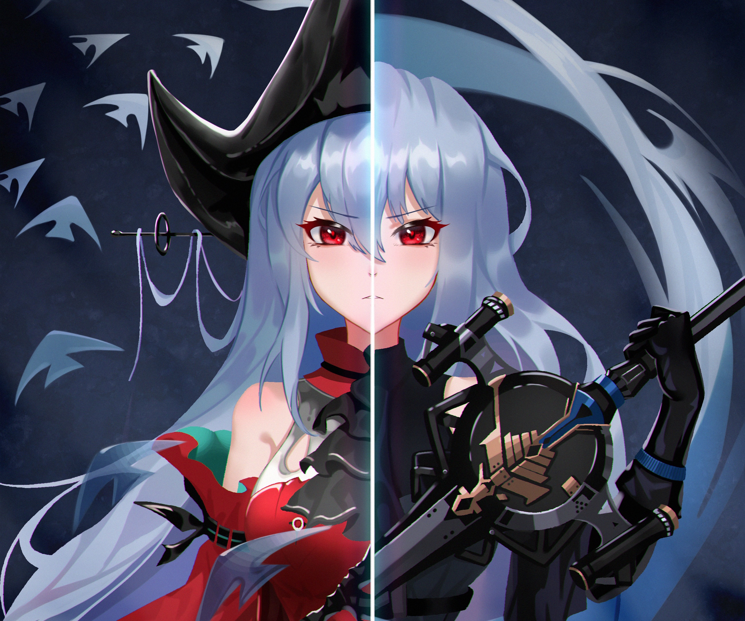 Skadi The Corrupting Heart from Arknights HD Wallpaper