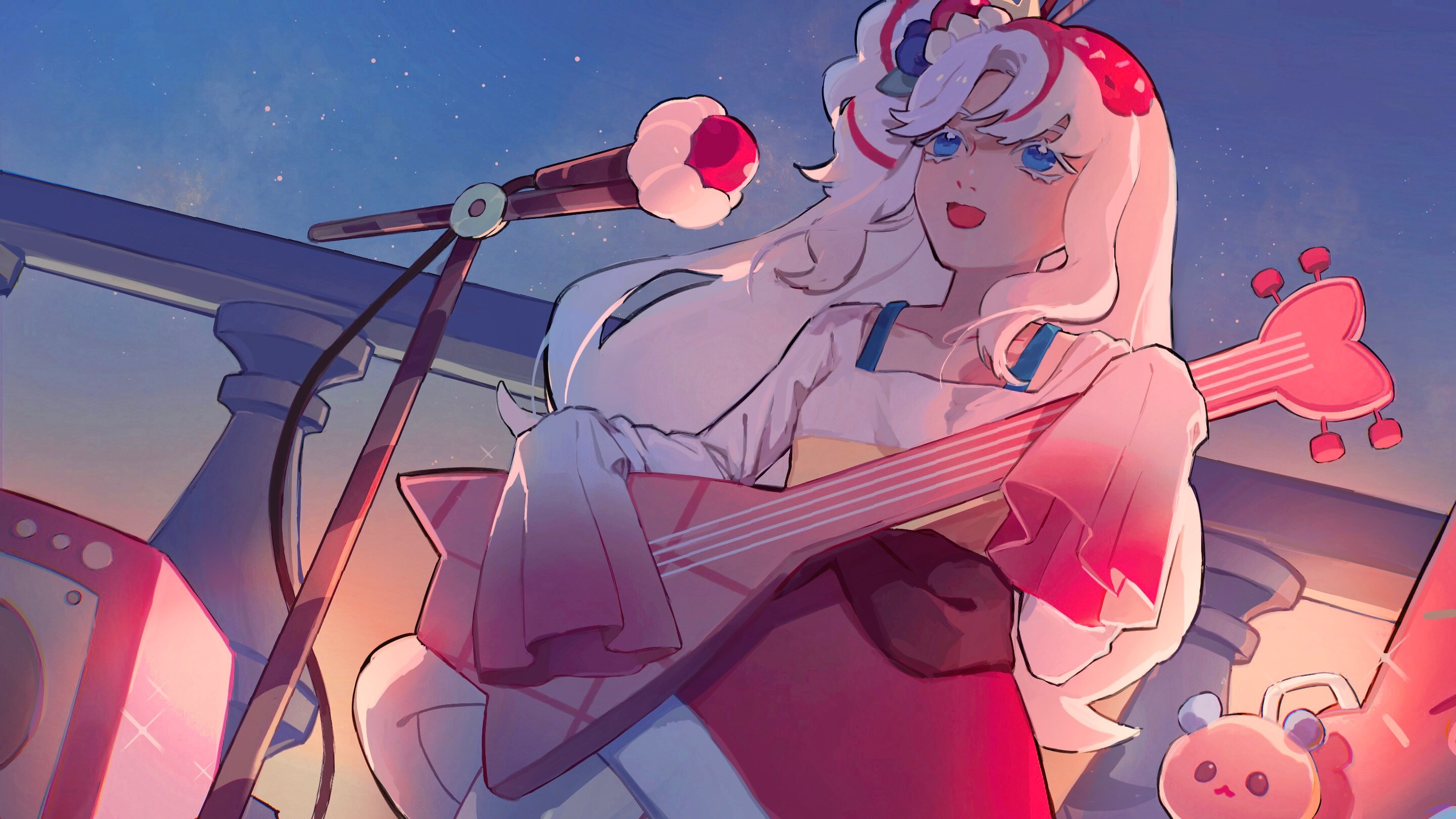 Parfait Cookie from Cookie Run: Kingdom performing HD Wallpaper