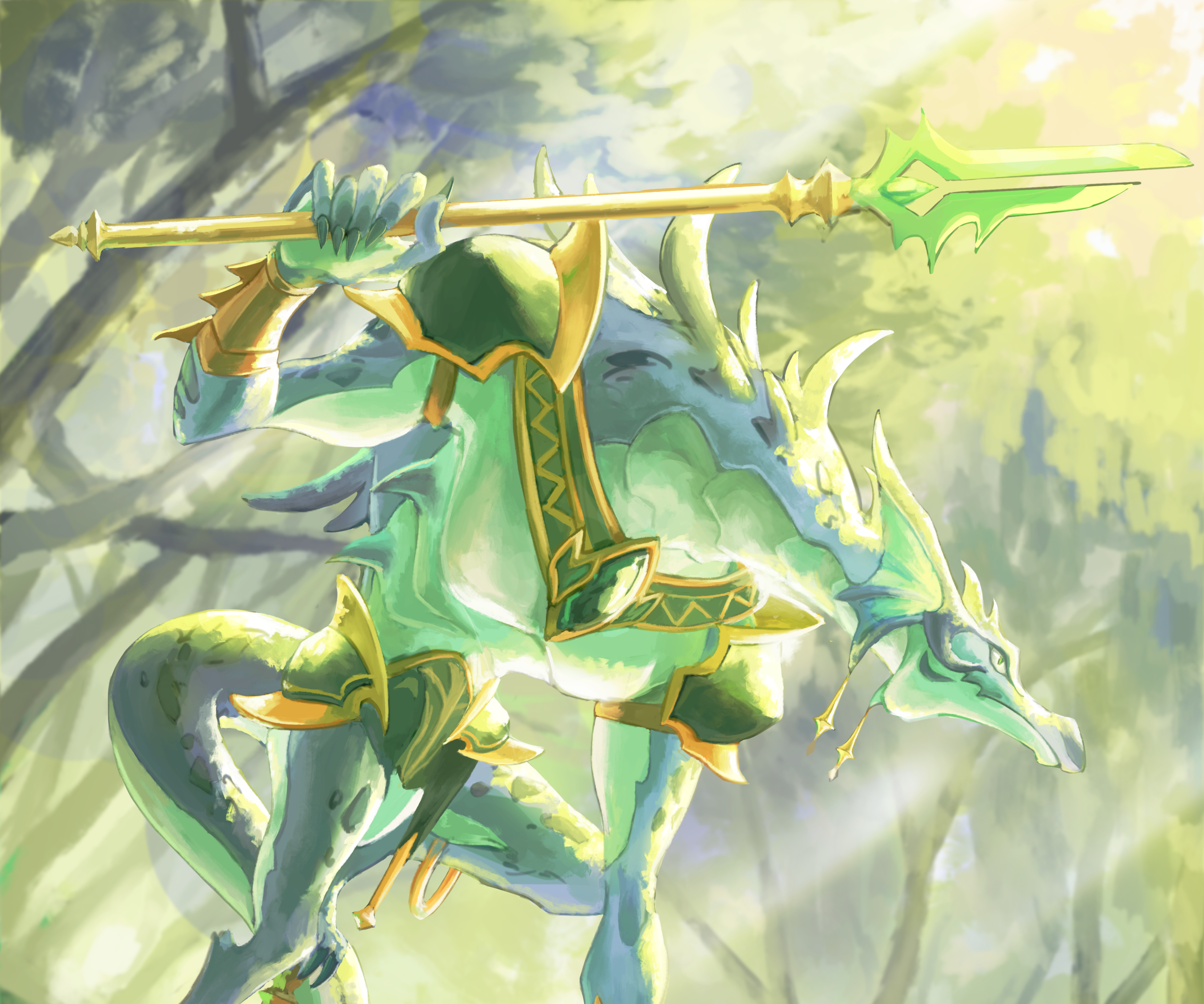 Saurus from AFK Arena HD Wallpaper