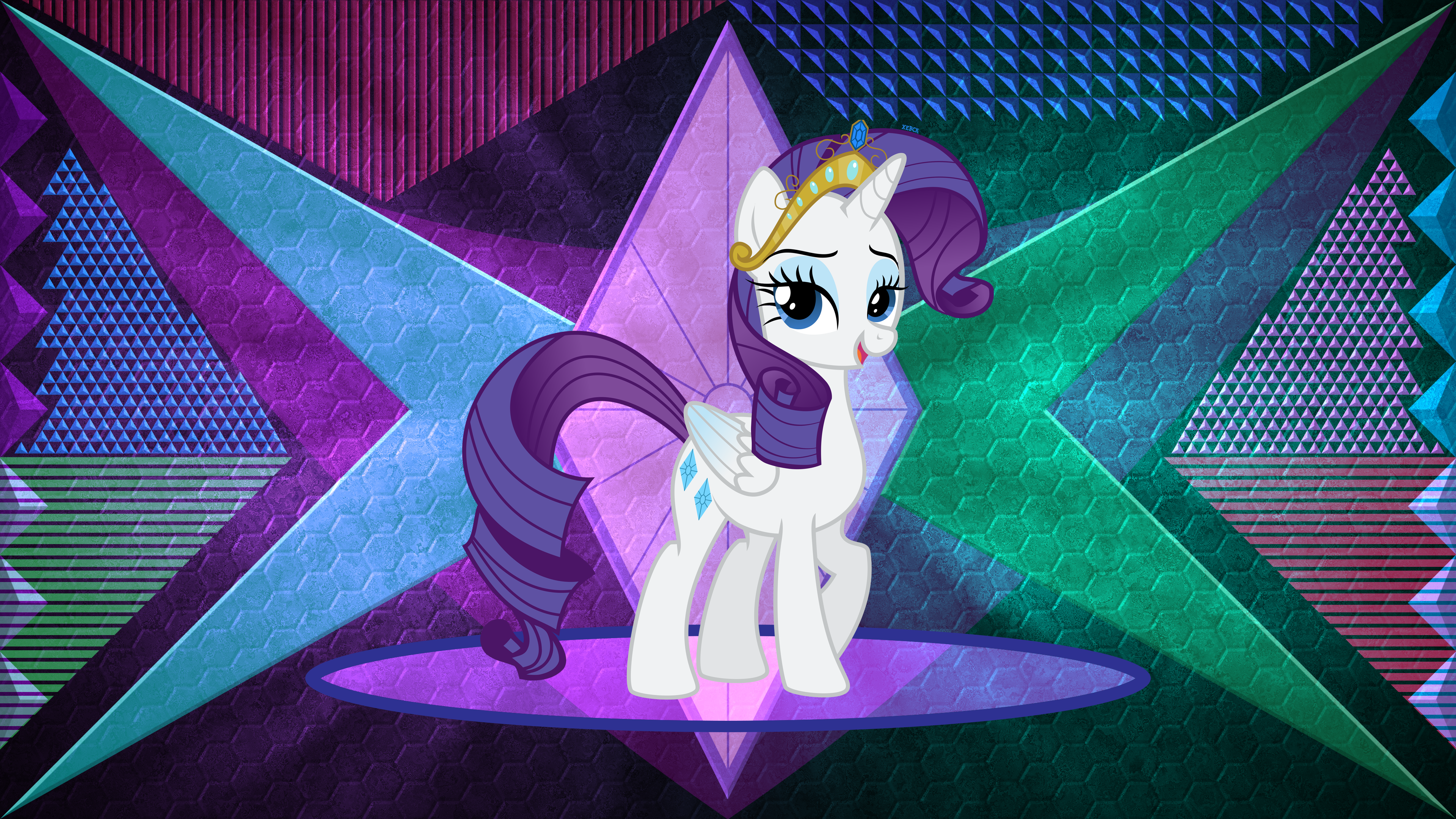 Rarity from My Little Pony: Friendship Is Magic 4K HD Wallpaper