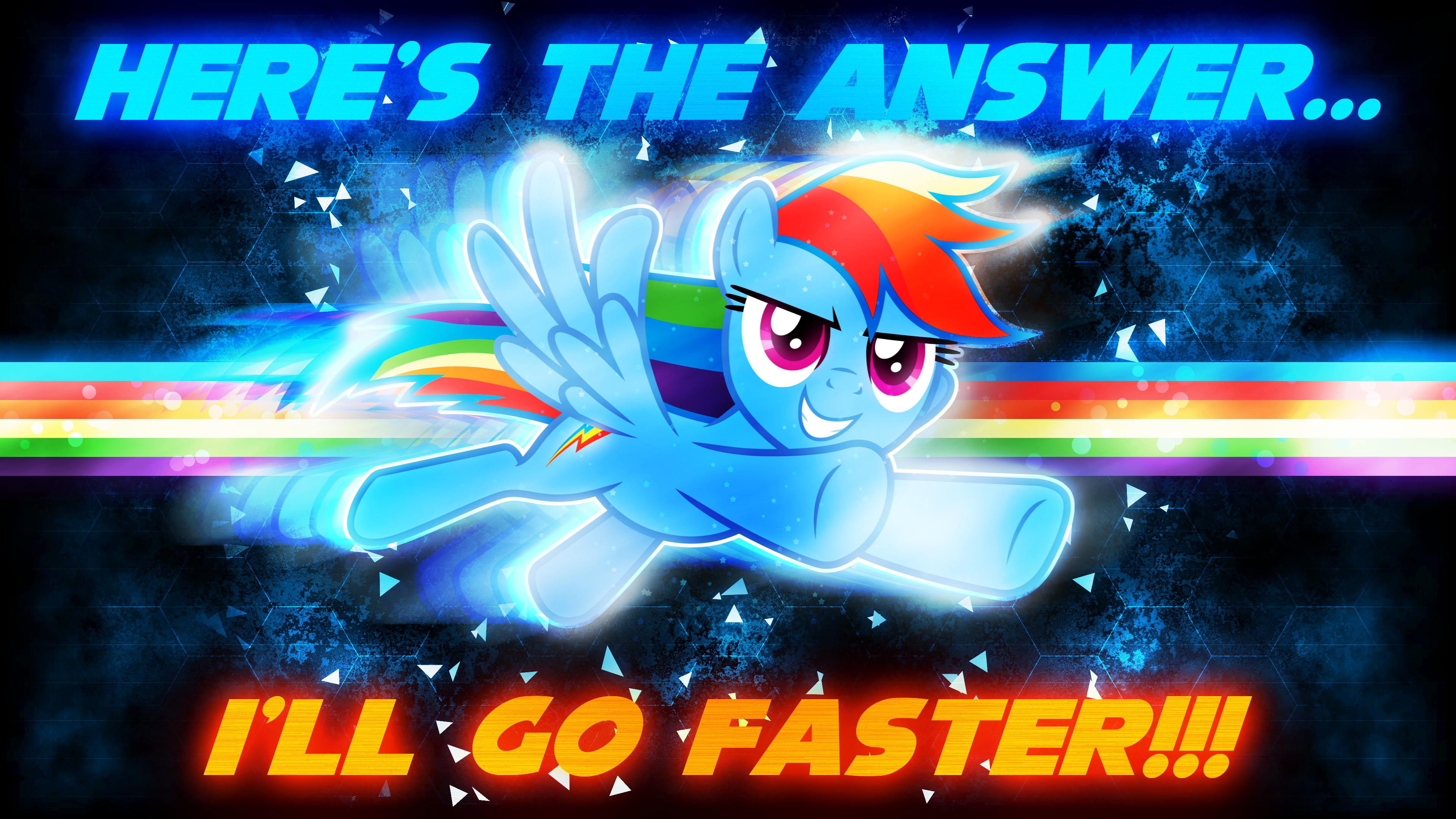 Rainbow Dash from My Little Pony: Friendship Is Magic 4K HD Wallpaper