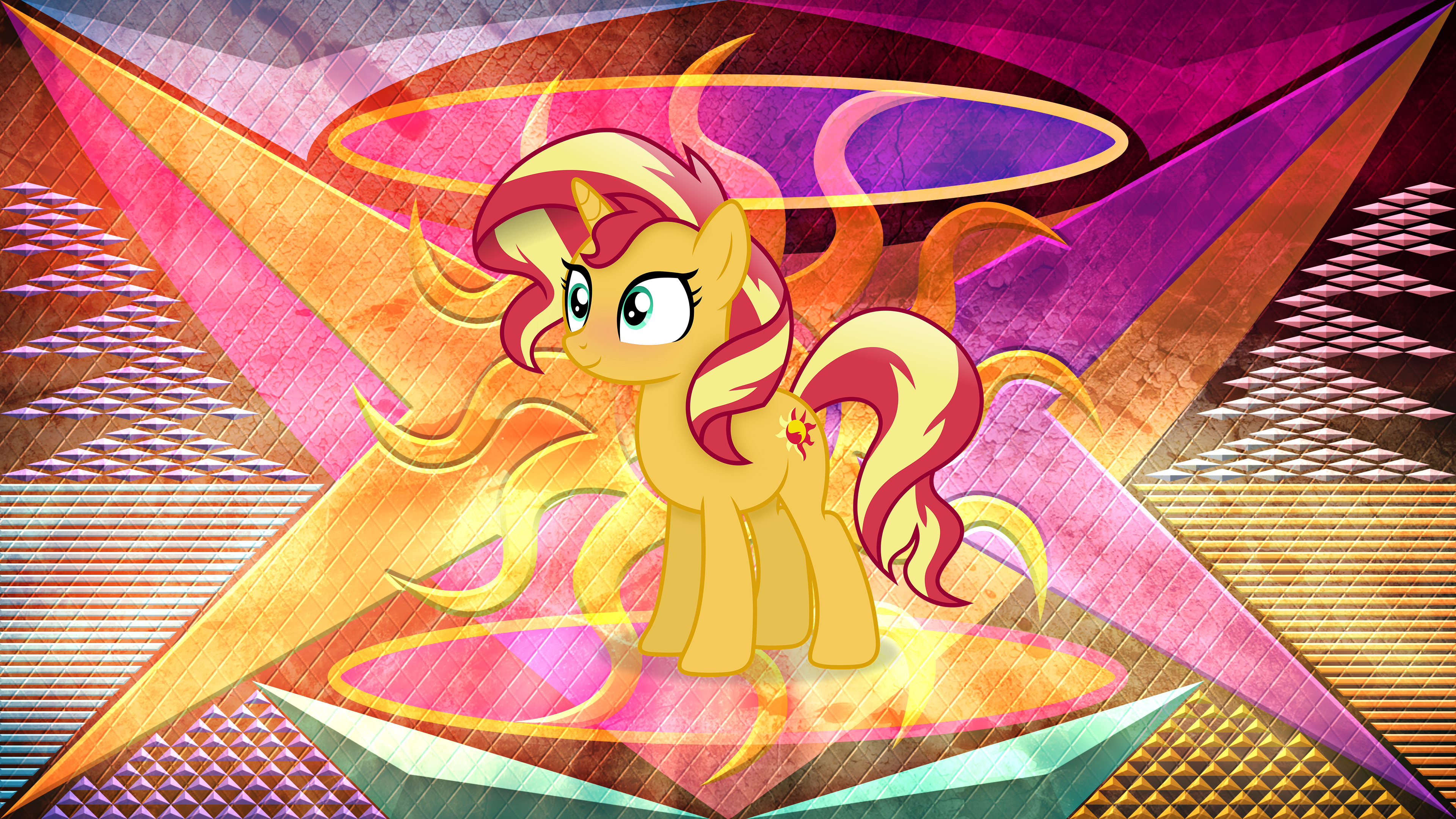 Sunset Shimmer from My Little Pony: Friendship Is Magic 4K HD Wallpaper