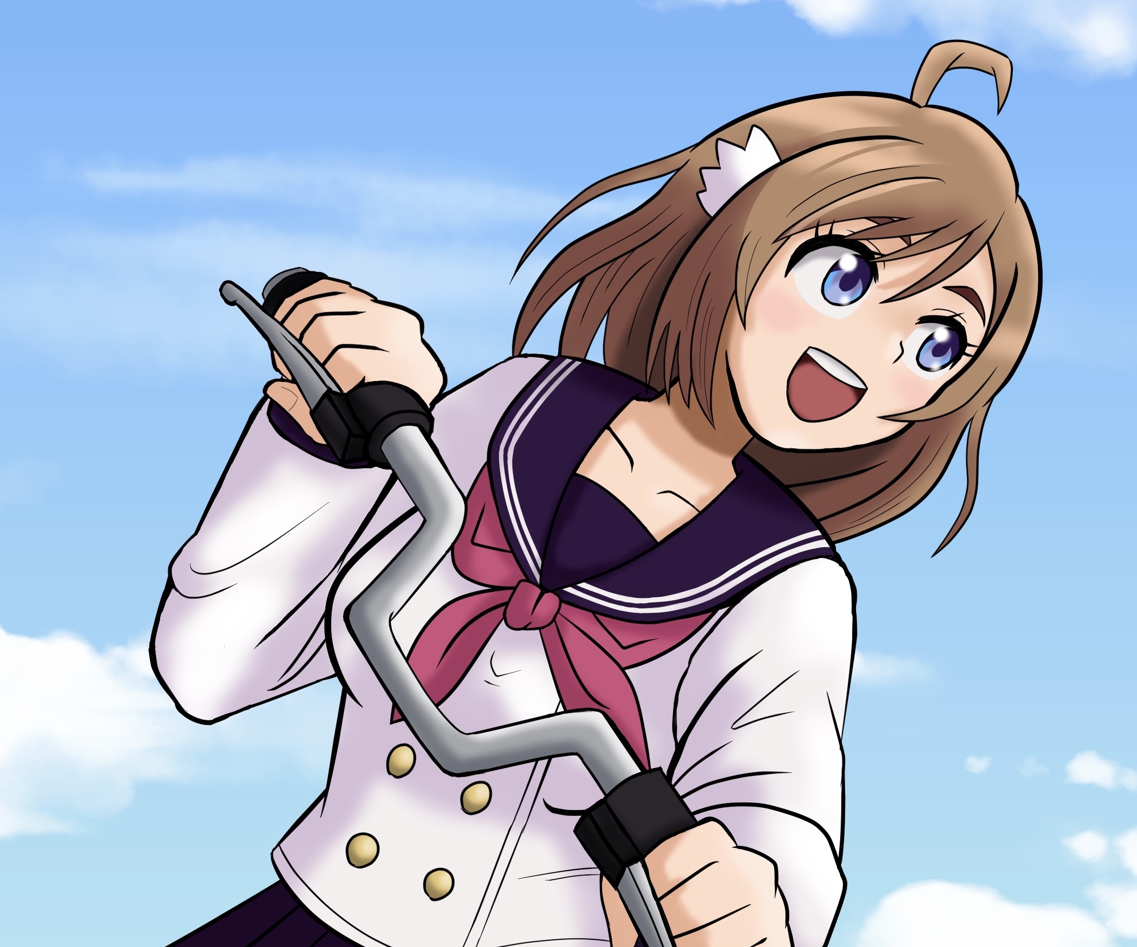 Hane Sakura from Bakuon!! HD Wallpaper