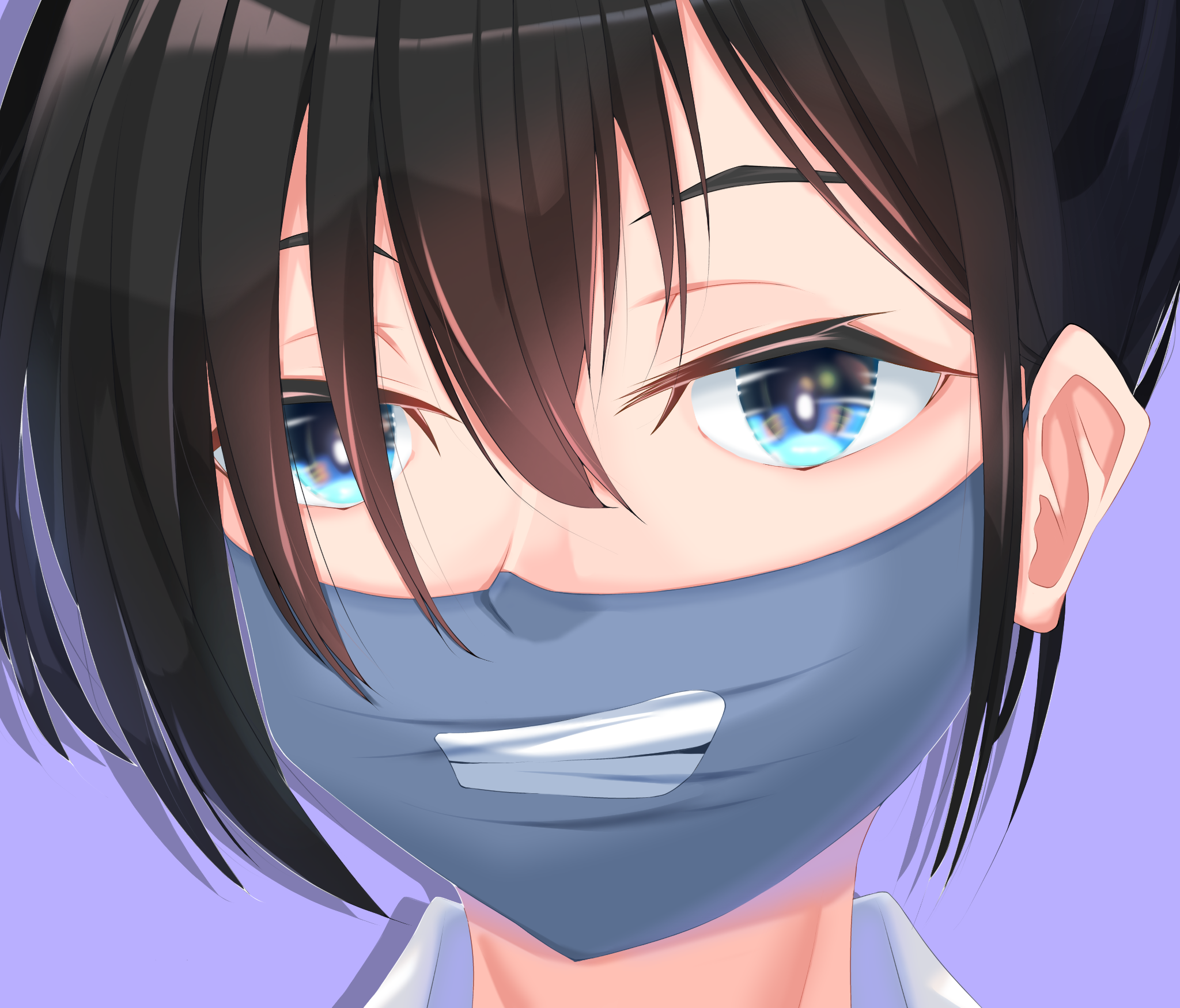 Girl wearing a mask HD Wallpaper