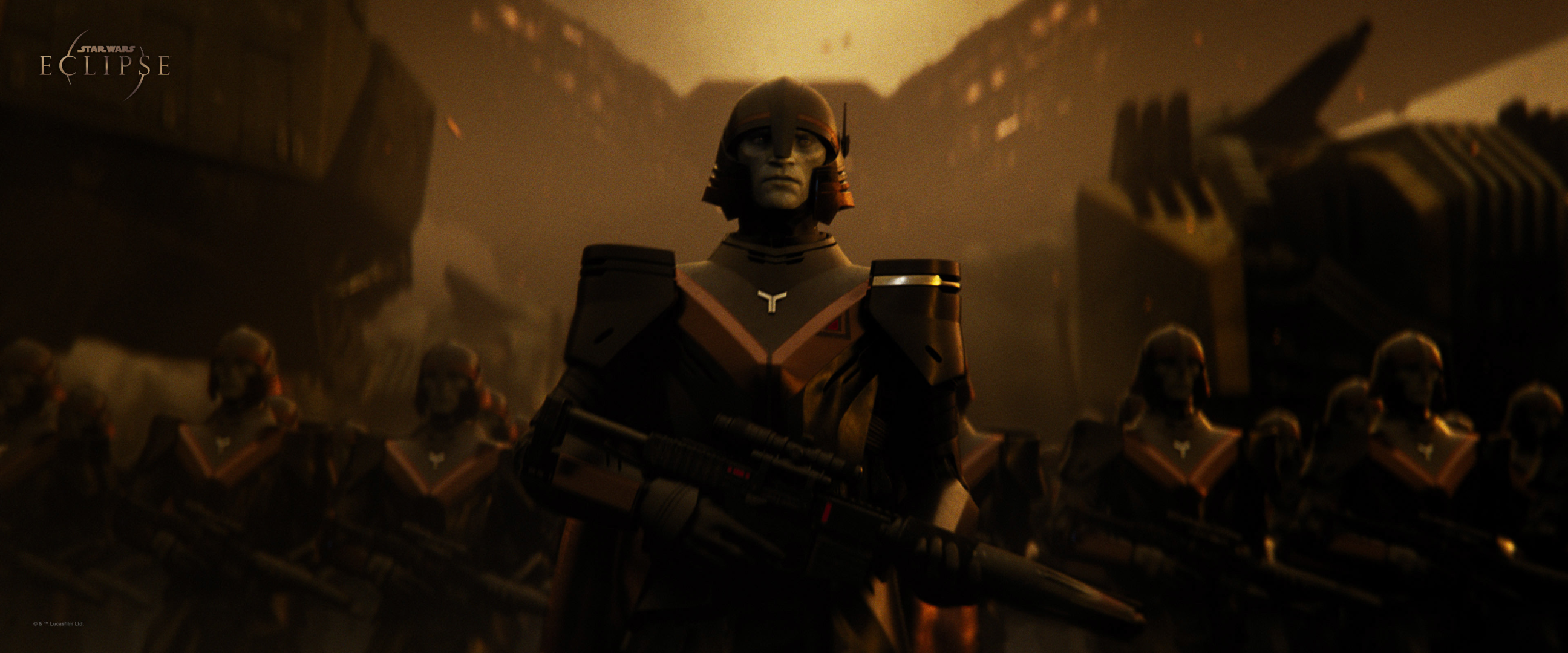 Star Wars Eclipse soldiers HD Wallpaper