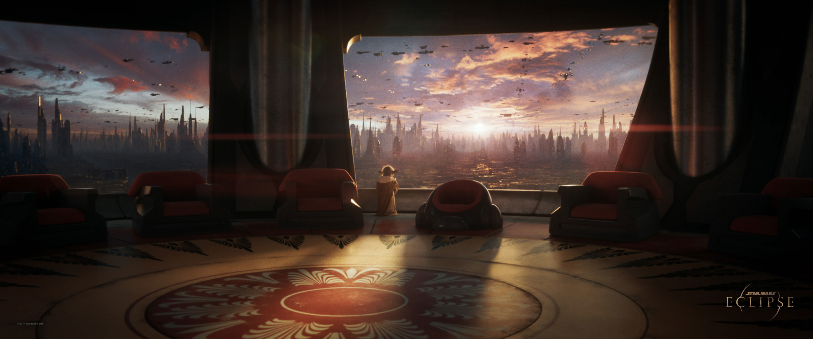 Yoda in Star Wars Eclipse HD Wallpaper