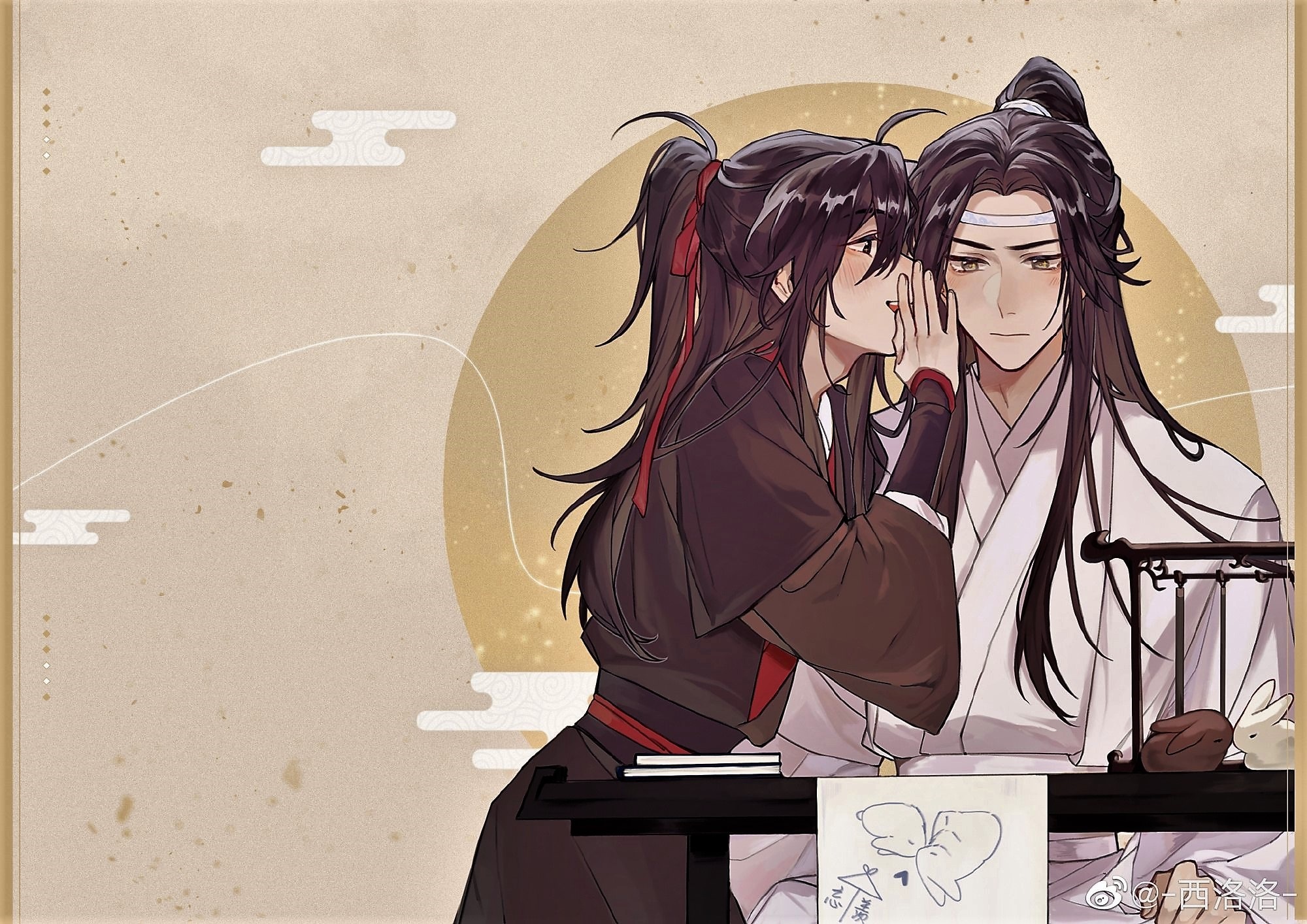 Lan Wangji and Wei Wuxian from Mo Dao Zu Shi HD Wallpaper