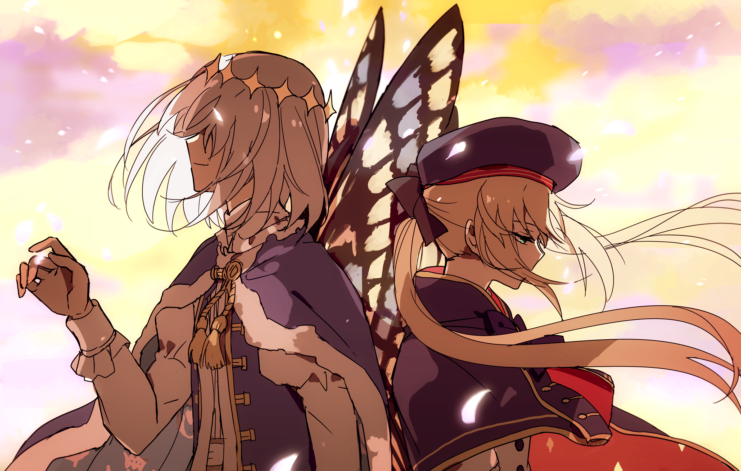 Oberon and Artoria Caster from Fate/Grand Order HD Wallpaper