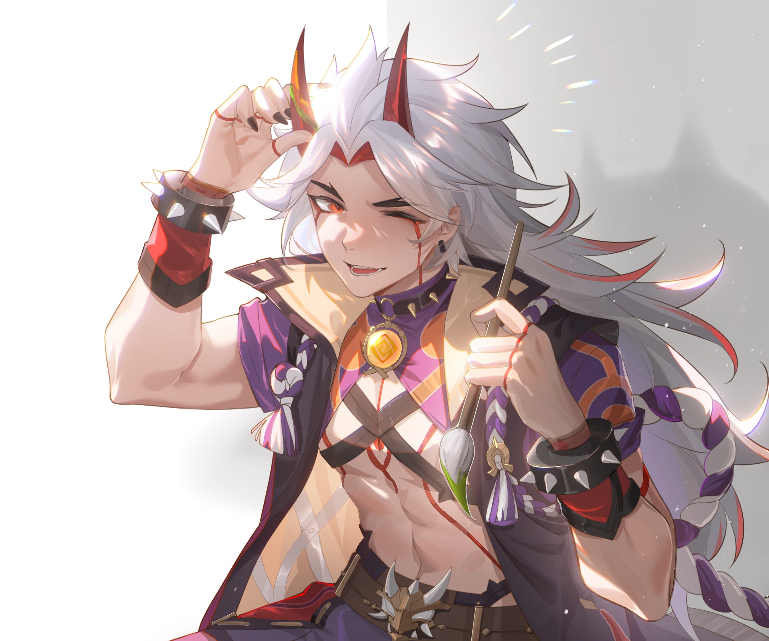 Arataki Itto from Genshin Impact HD Wallpaper
