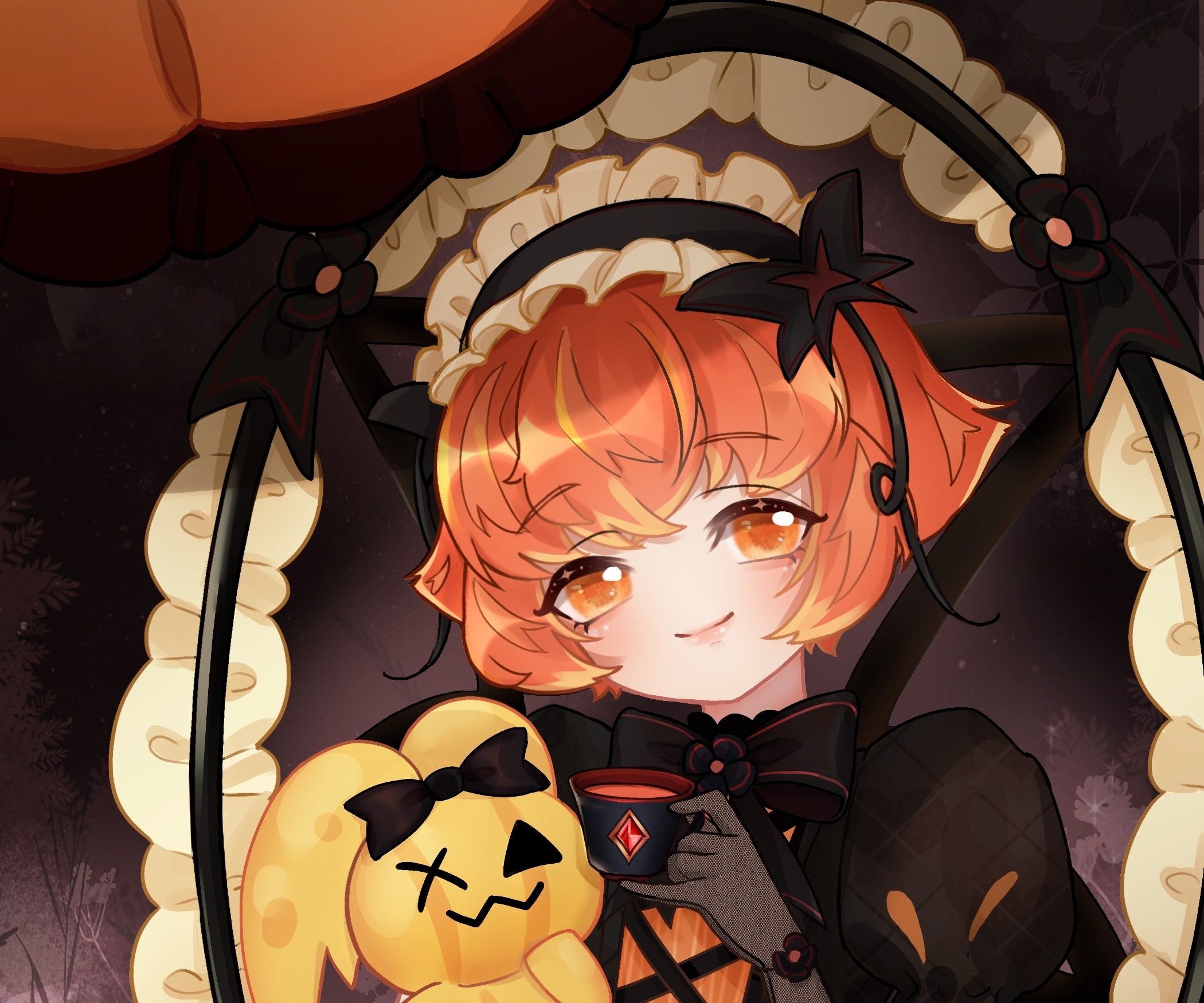 Pumpkin Pie Cookie from COOKIE RUN: KINGDOM HD Wallpaper