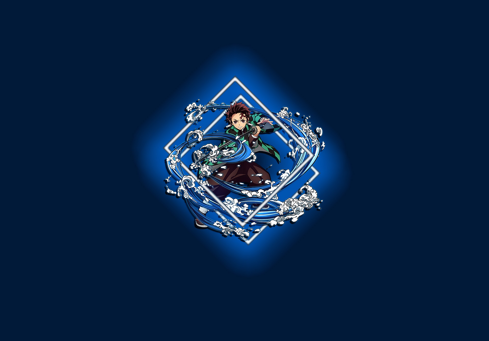 Tanjiro Kamado from Demon Slayer with Water Breathing HD Wallpaper