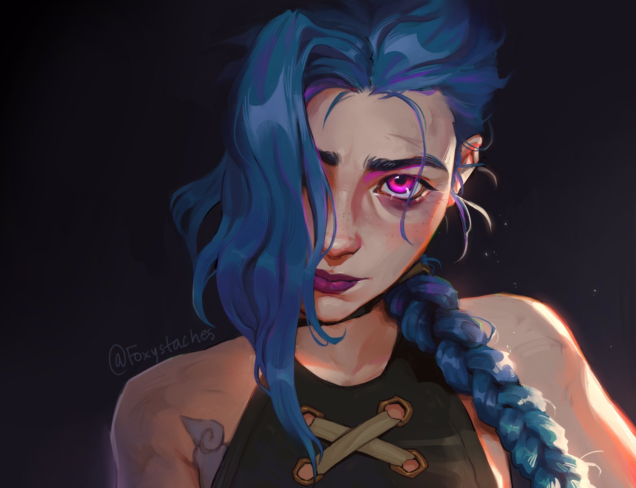 Jinx from Arcane HD Wallpaper
