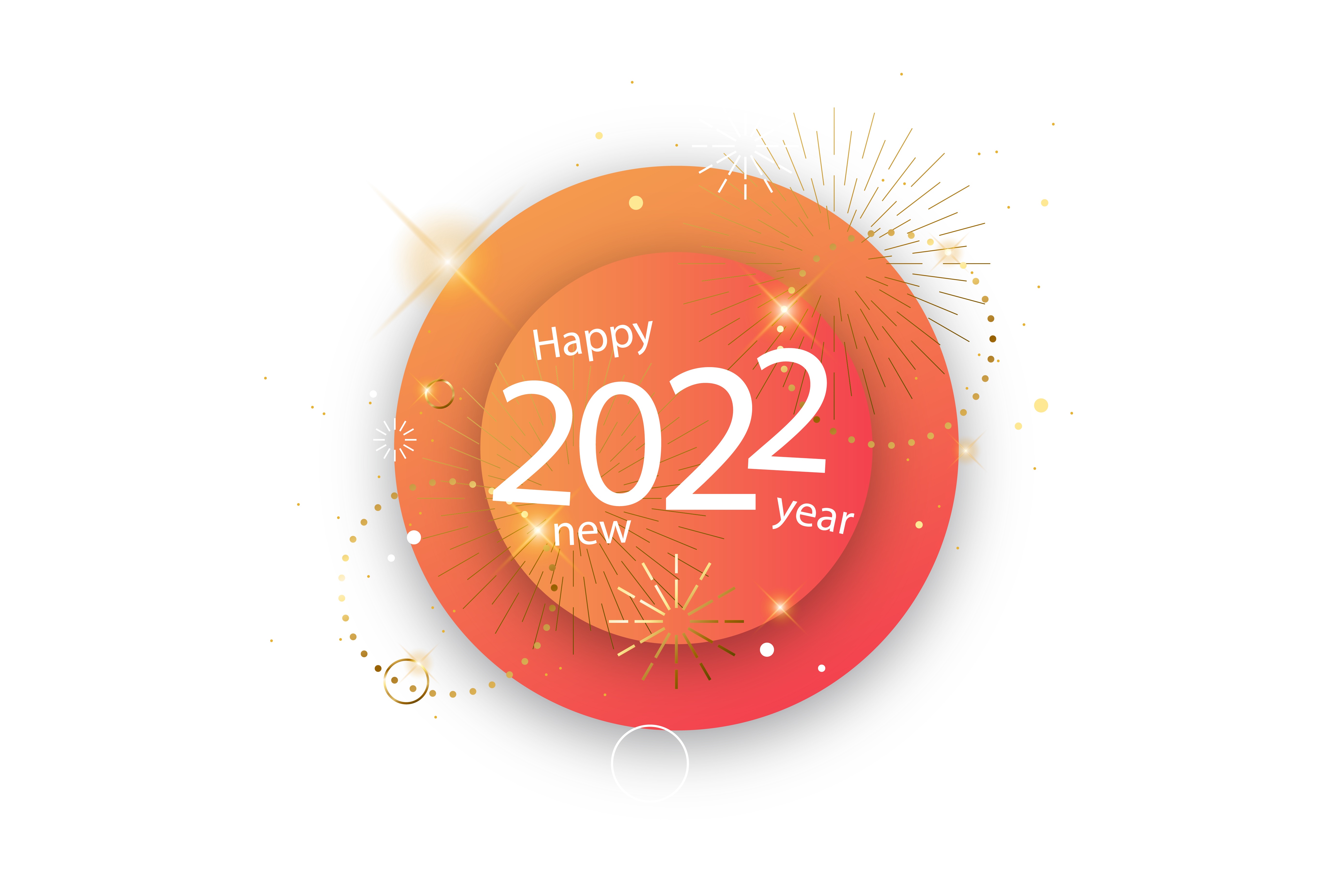 Happy New Year 2022 HD Wallpaper