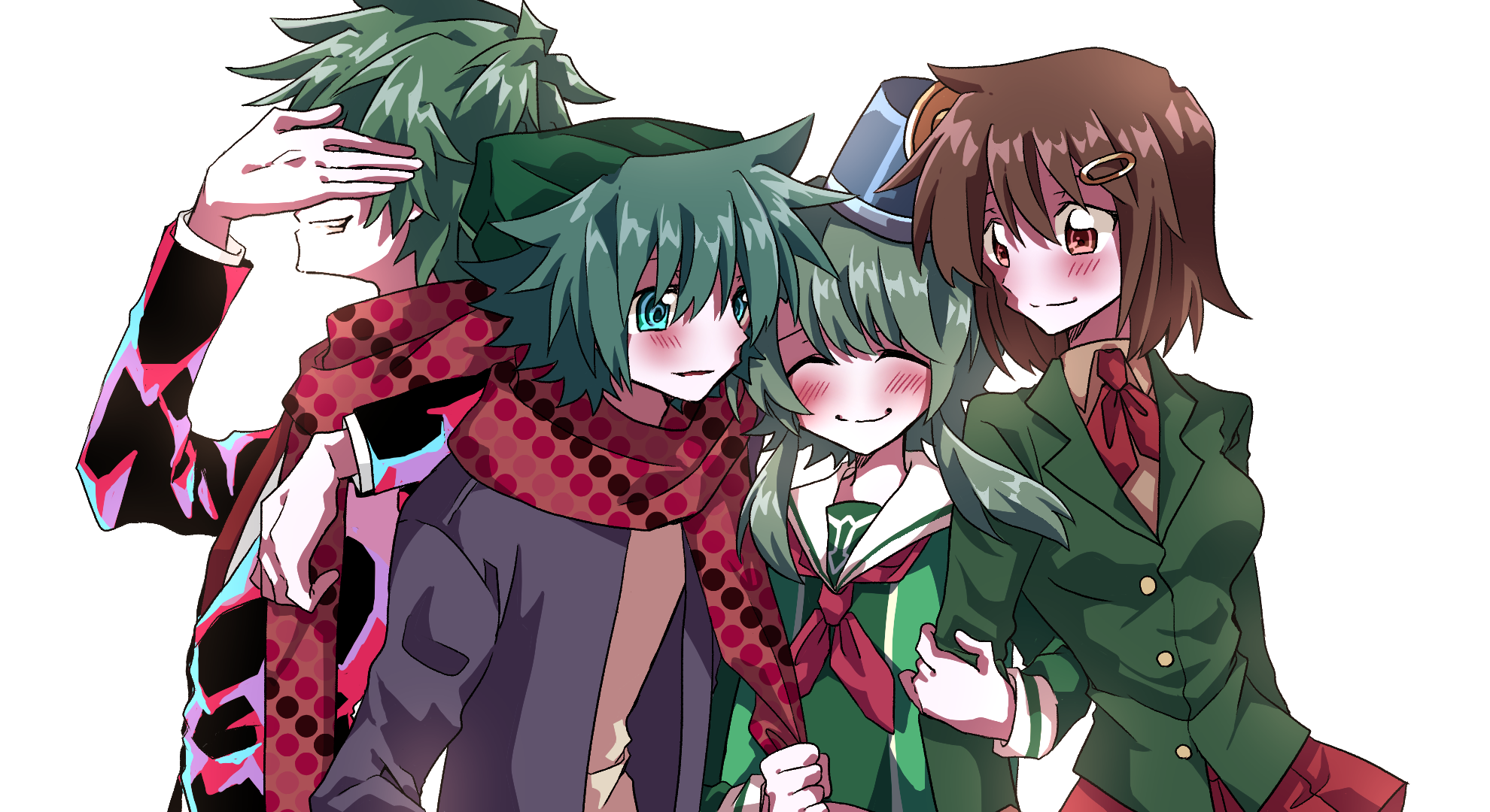 Sou, Kugie, Kanna, and Shin from Your Turn To Die HD Wallpaper