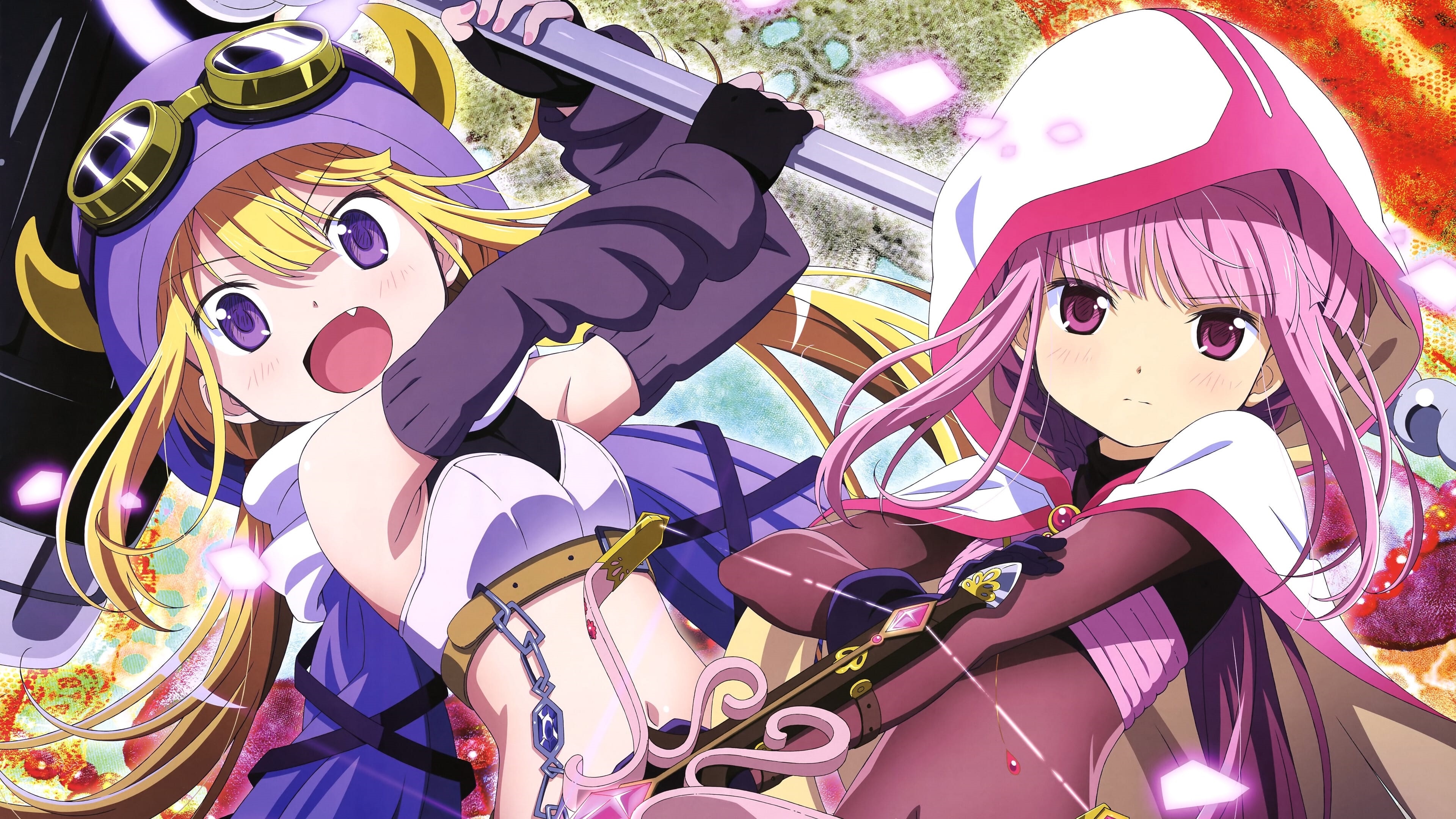 Iroha Tamaki and Yachiyo Nanami from Magia Record 4K HD Wallpaper