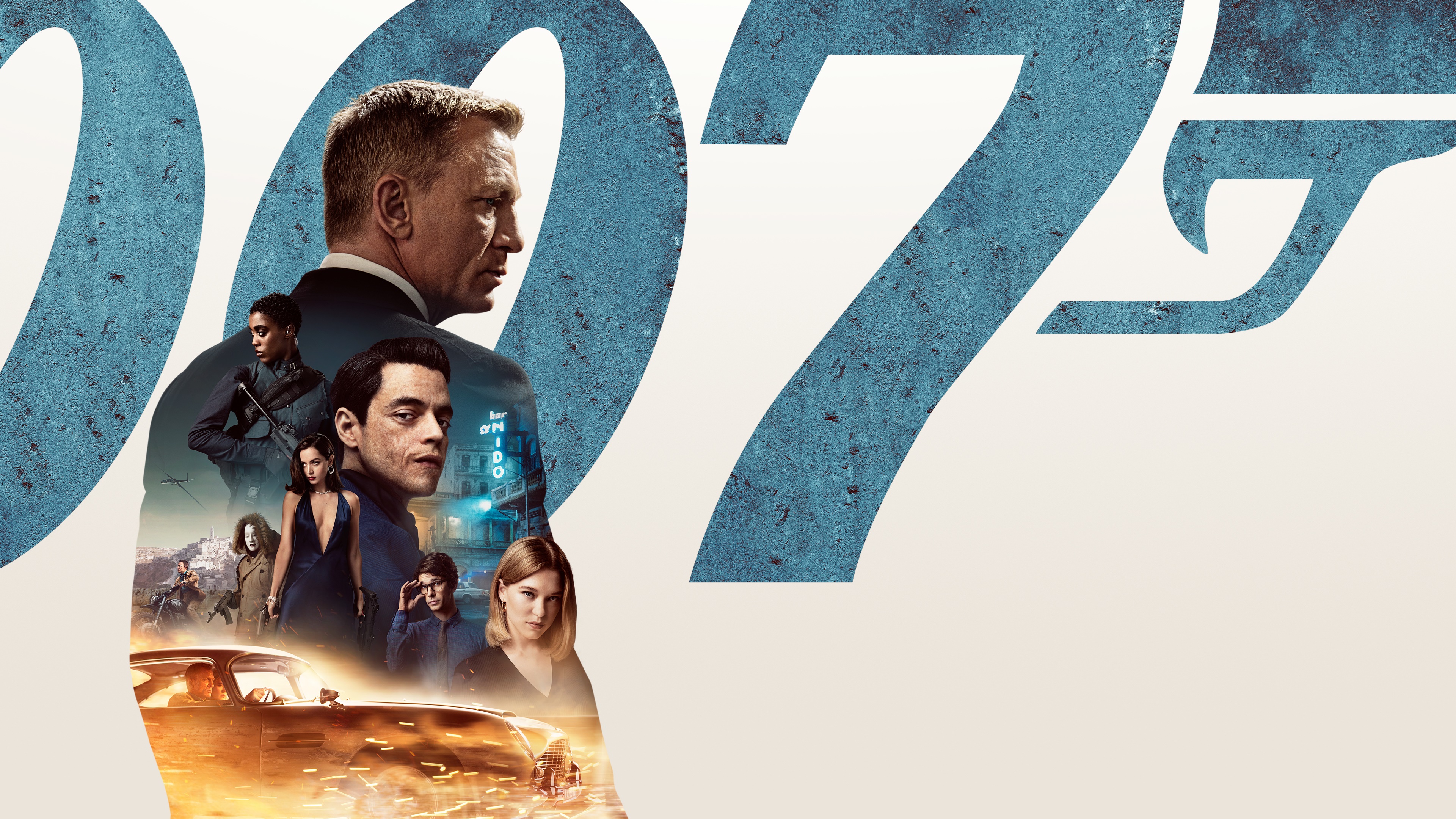 No Time To Die 4K: Daniel Craig, Rami Malek, Léa Seydoux HD Wallpaper