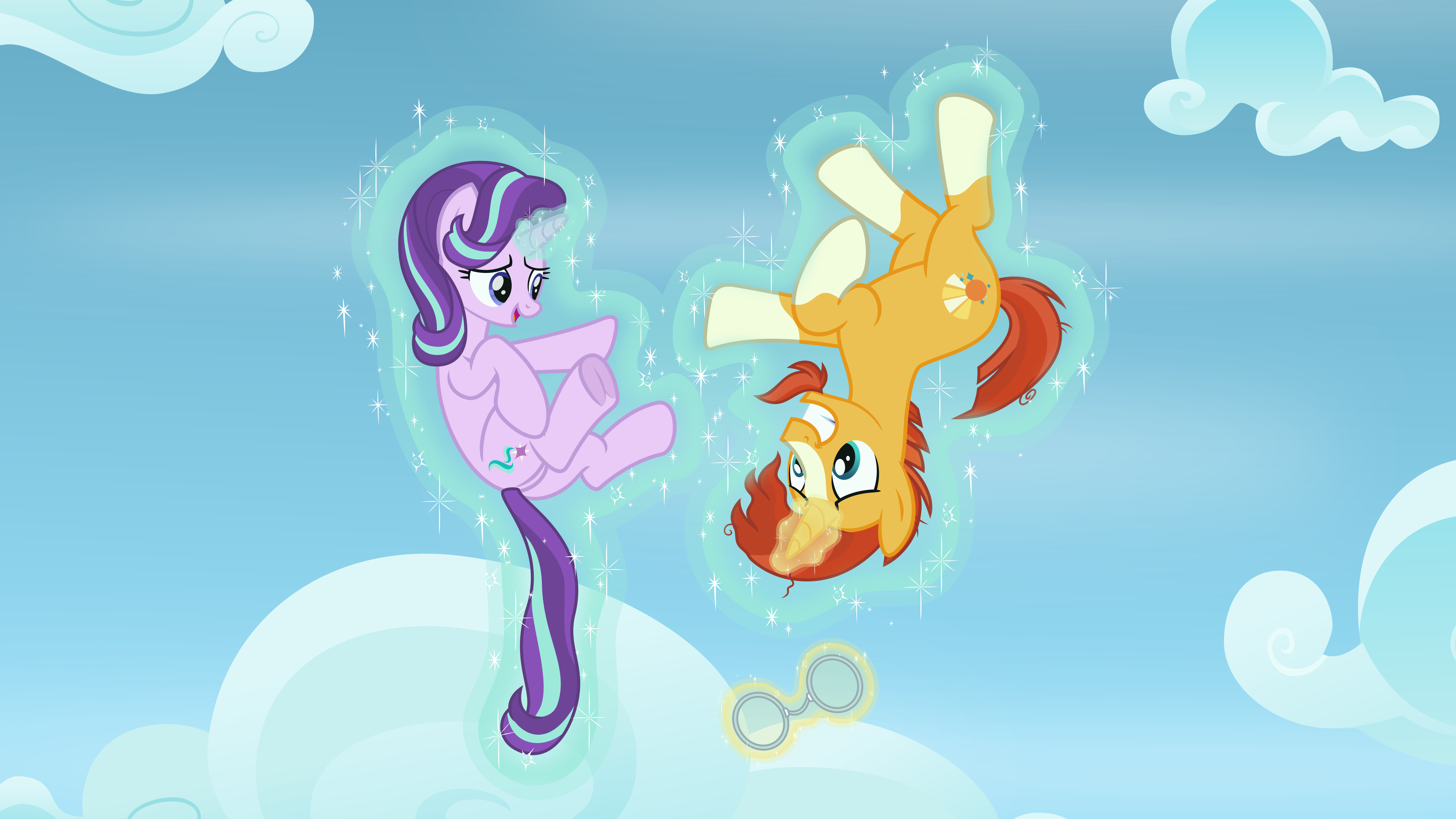 Starlight Glimmer and Sunburst from My Little Pony HD Wallpaper